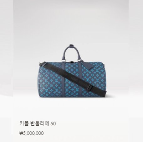 루이비통 루이 비통 키폴 반둘리에 50 보스턴백/더플백