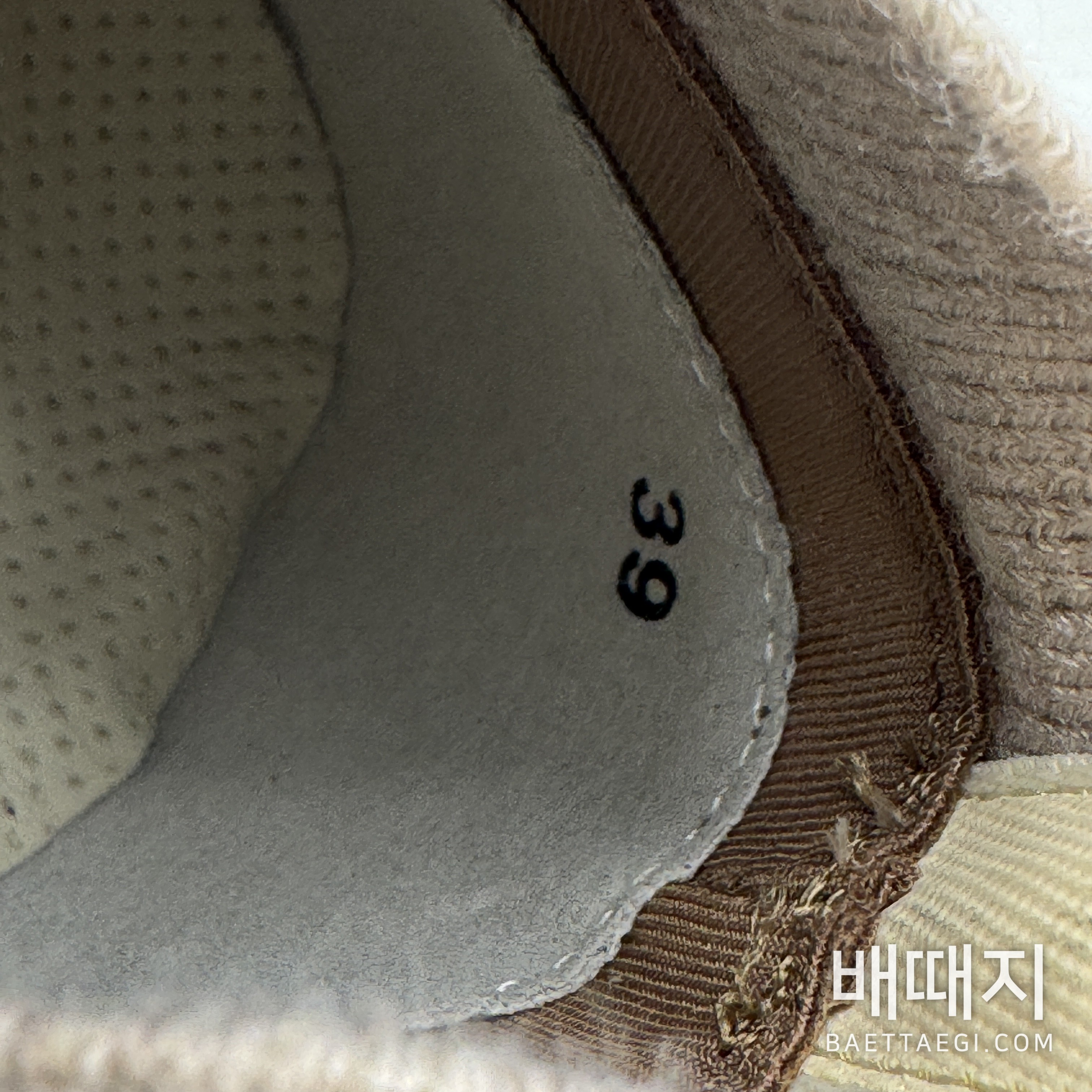 브루넬로쿠치넬리 스니커즈 남성 살구색 코튼 CT073-20 검수사진 8