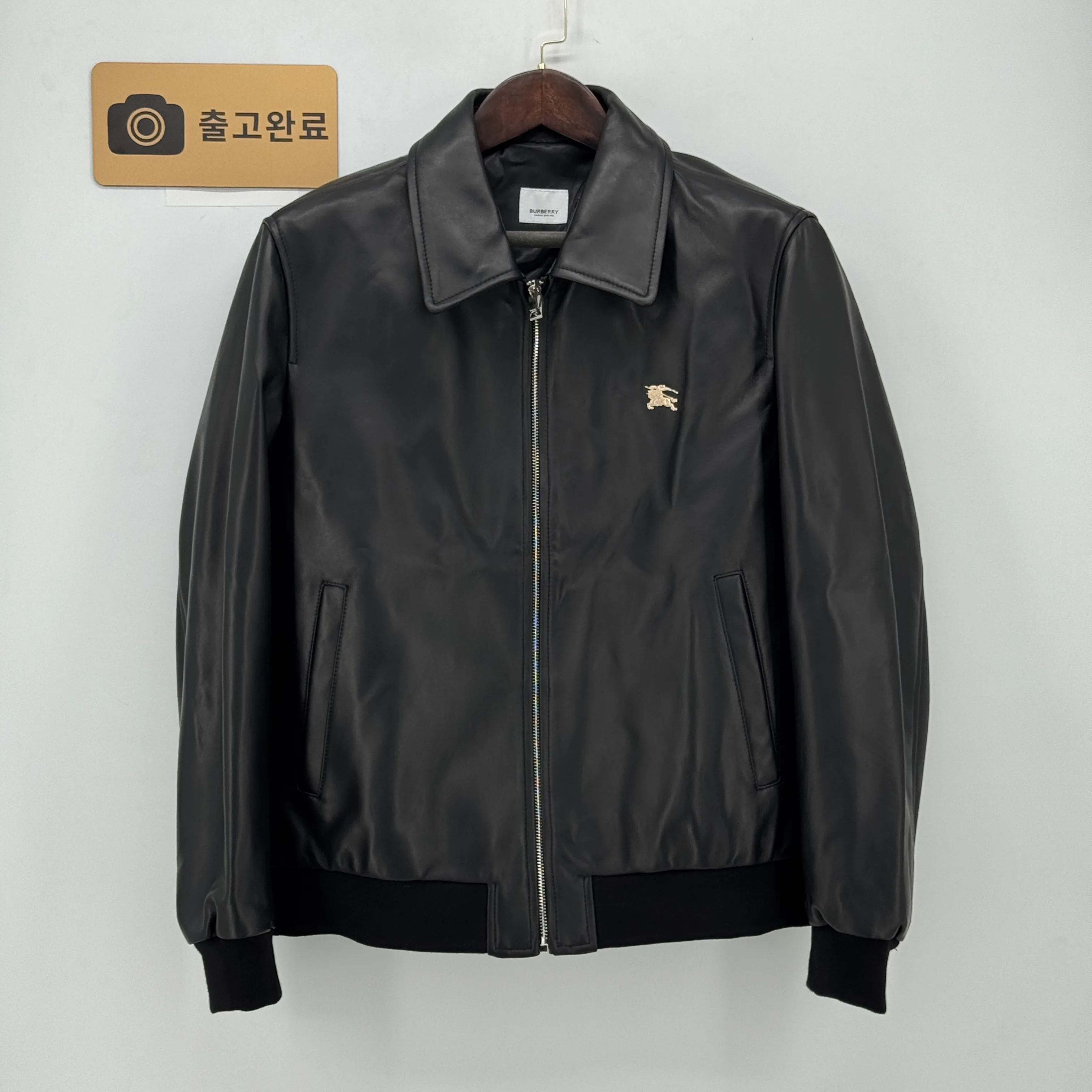 버버리 가죽자켓 검수사진 12