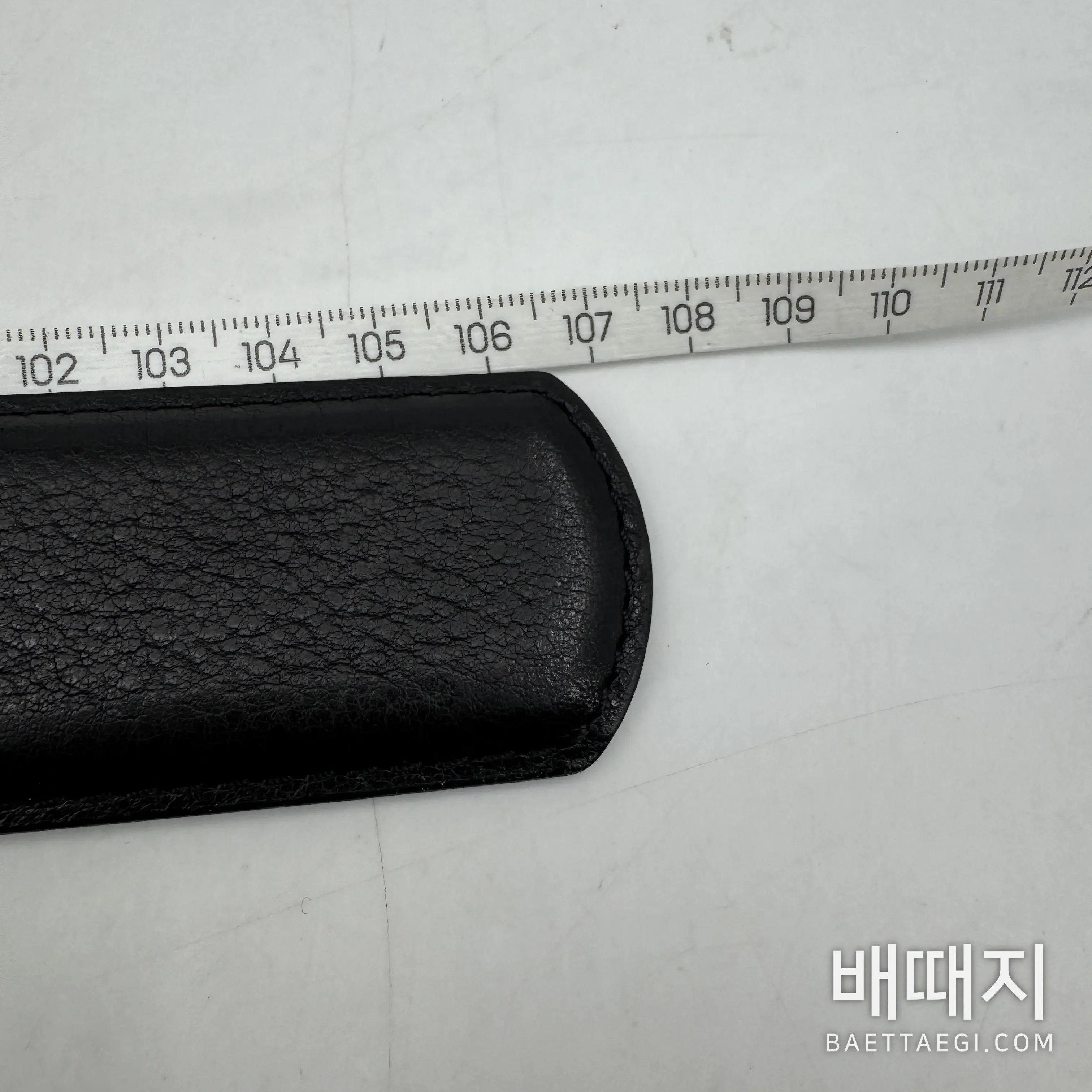 크롬하츠 건맨 소가죽 벨트 스털링 실버 은도금 163238 검수사진 2