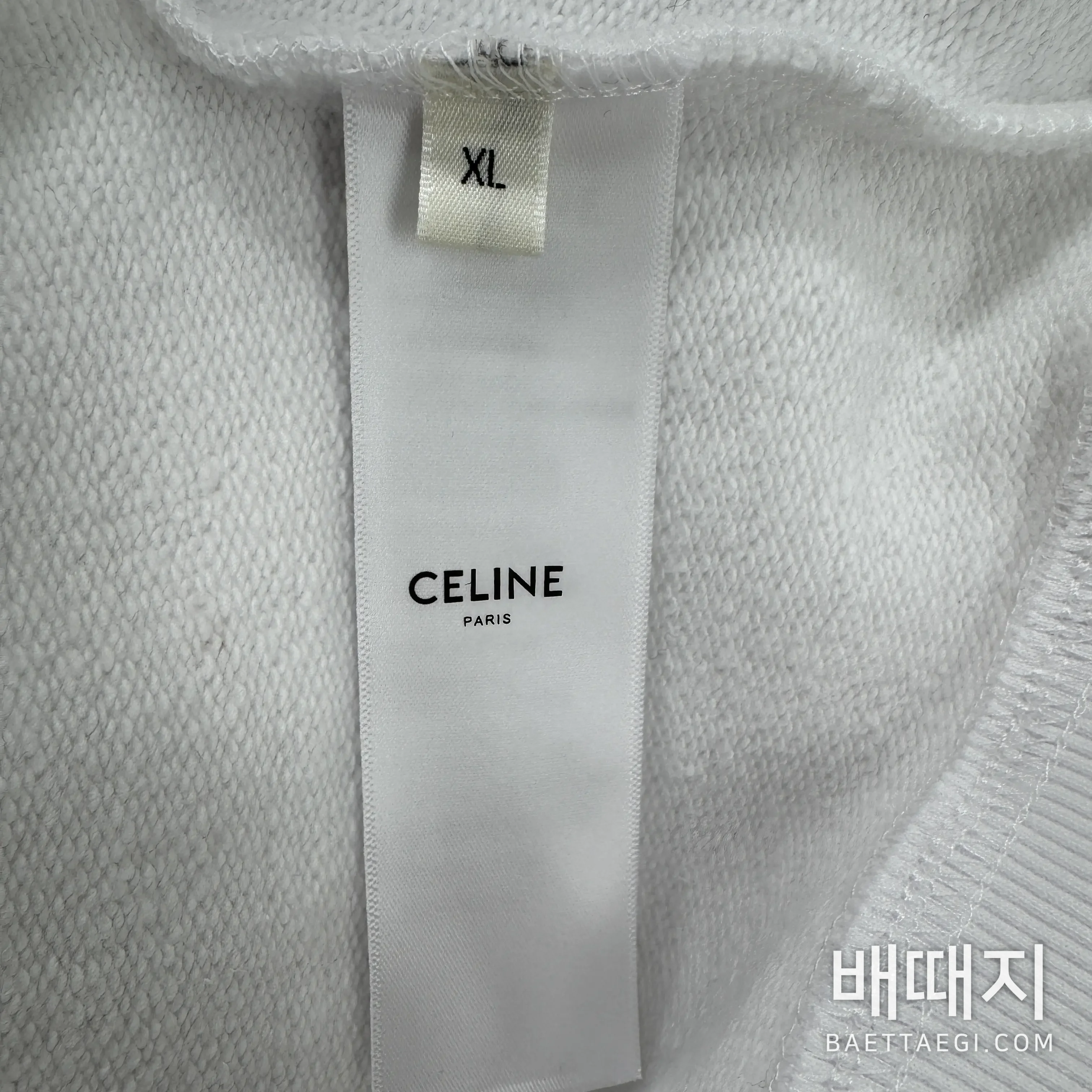 셀린느 로고 프린트 남성 긴팔 스웨트셔츠 182179 검수사진 7
