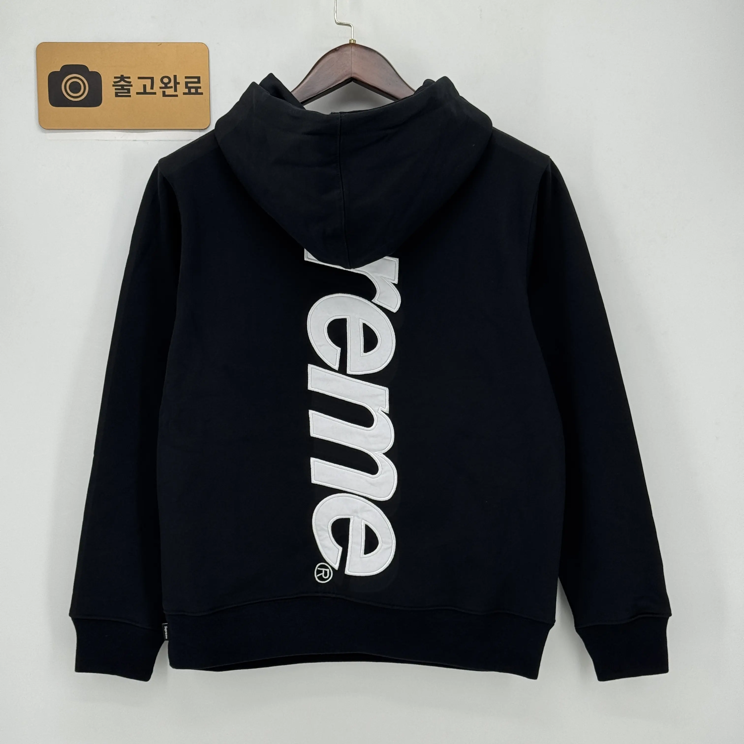 슈프림 사틴 아플리케 후드 검수사진 4