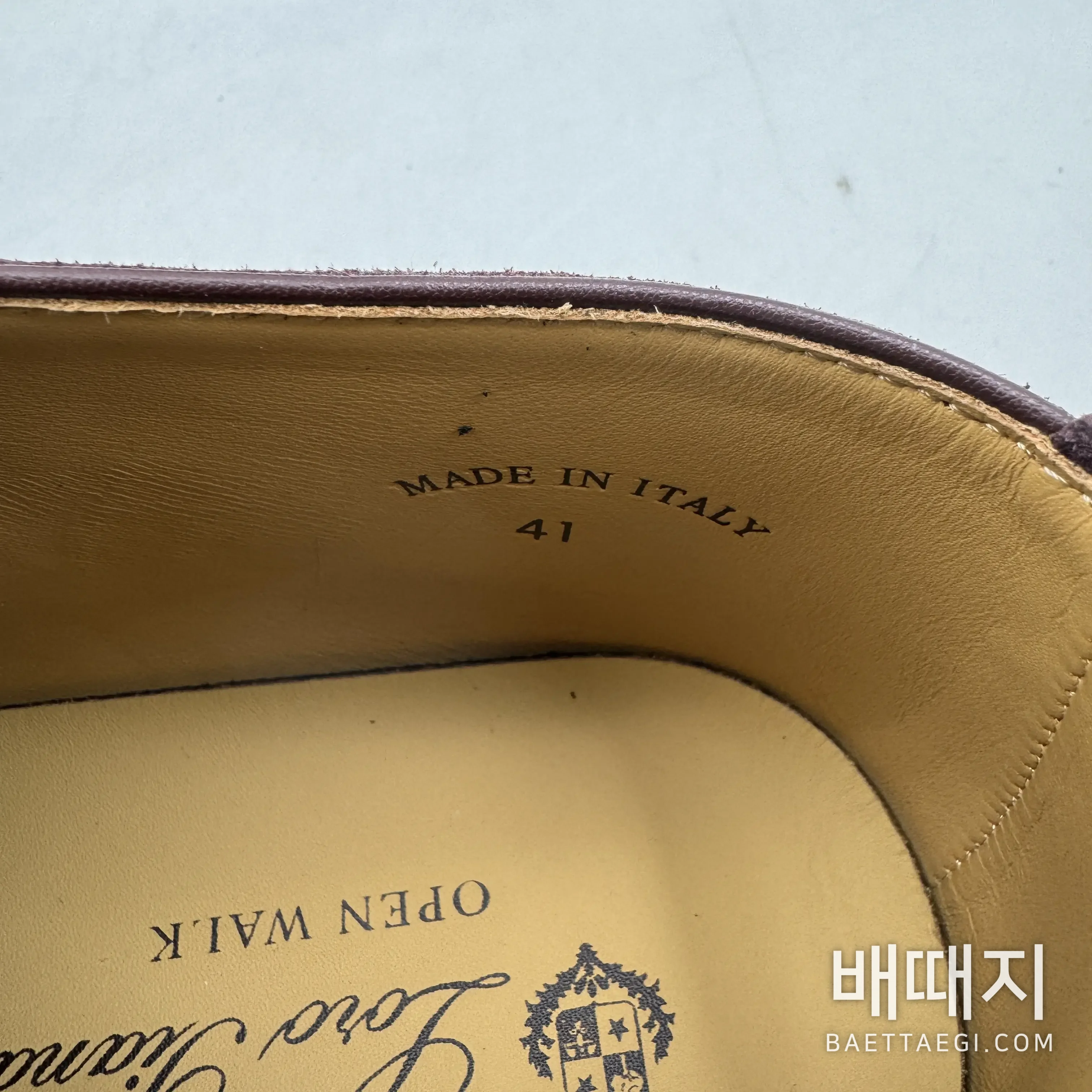 로로피아나 로퍼 다크브라운 스웨이드 하이탑 디자인 187436 검수사진 2