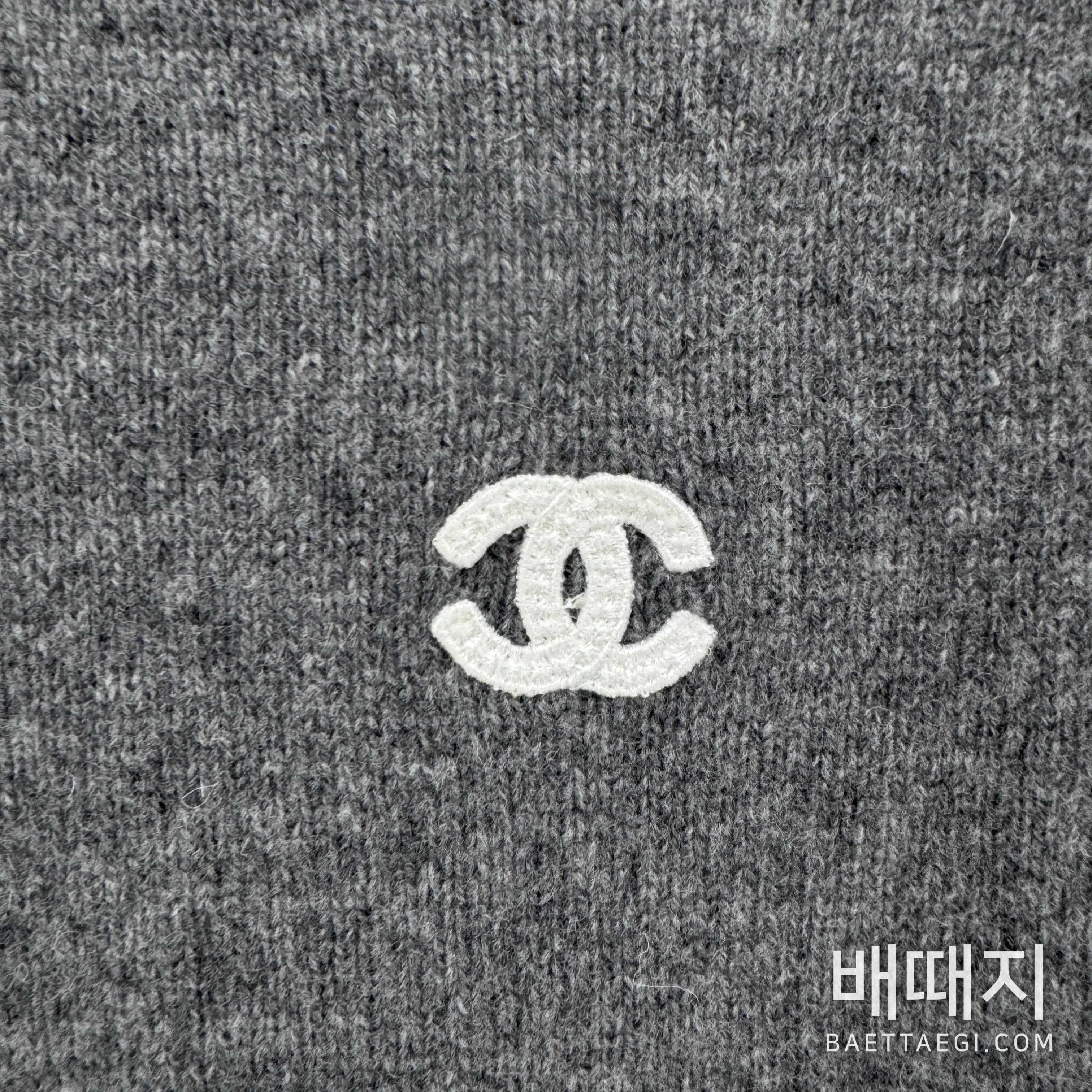 샤넬 터틀넥 반팔 니트 여성의류 199494 검수사진 4