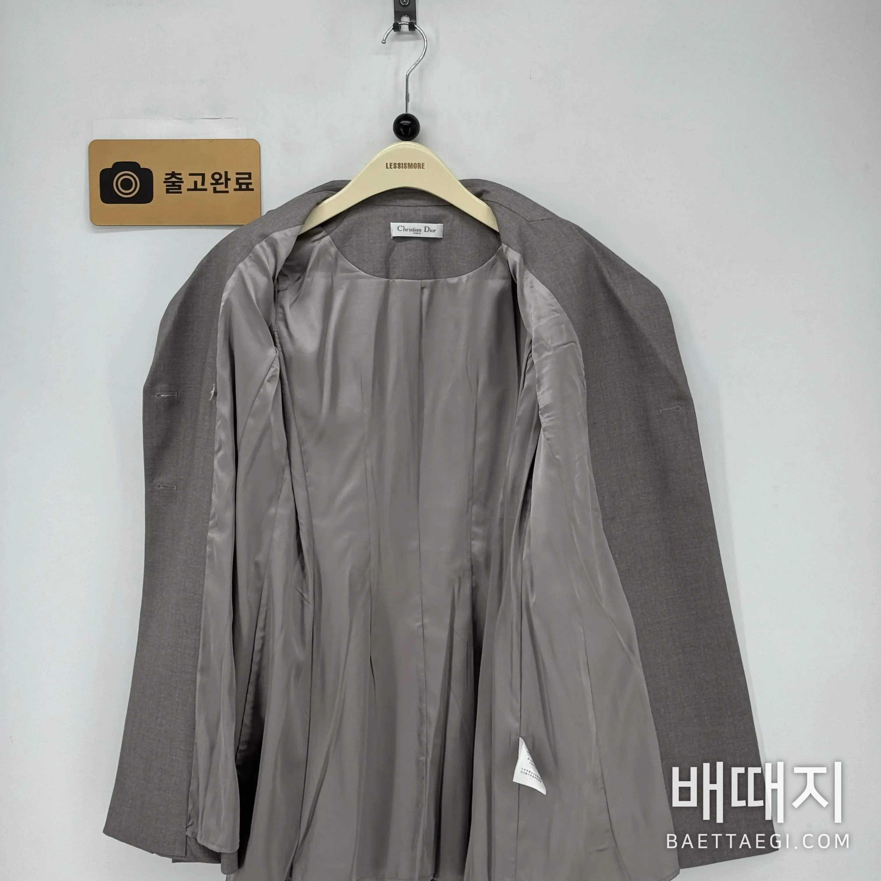 디올 더블 브레스트 플리츠 여성 자켓 199048 검수사진 5