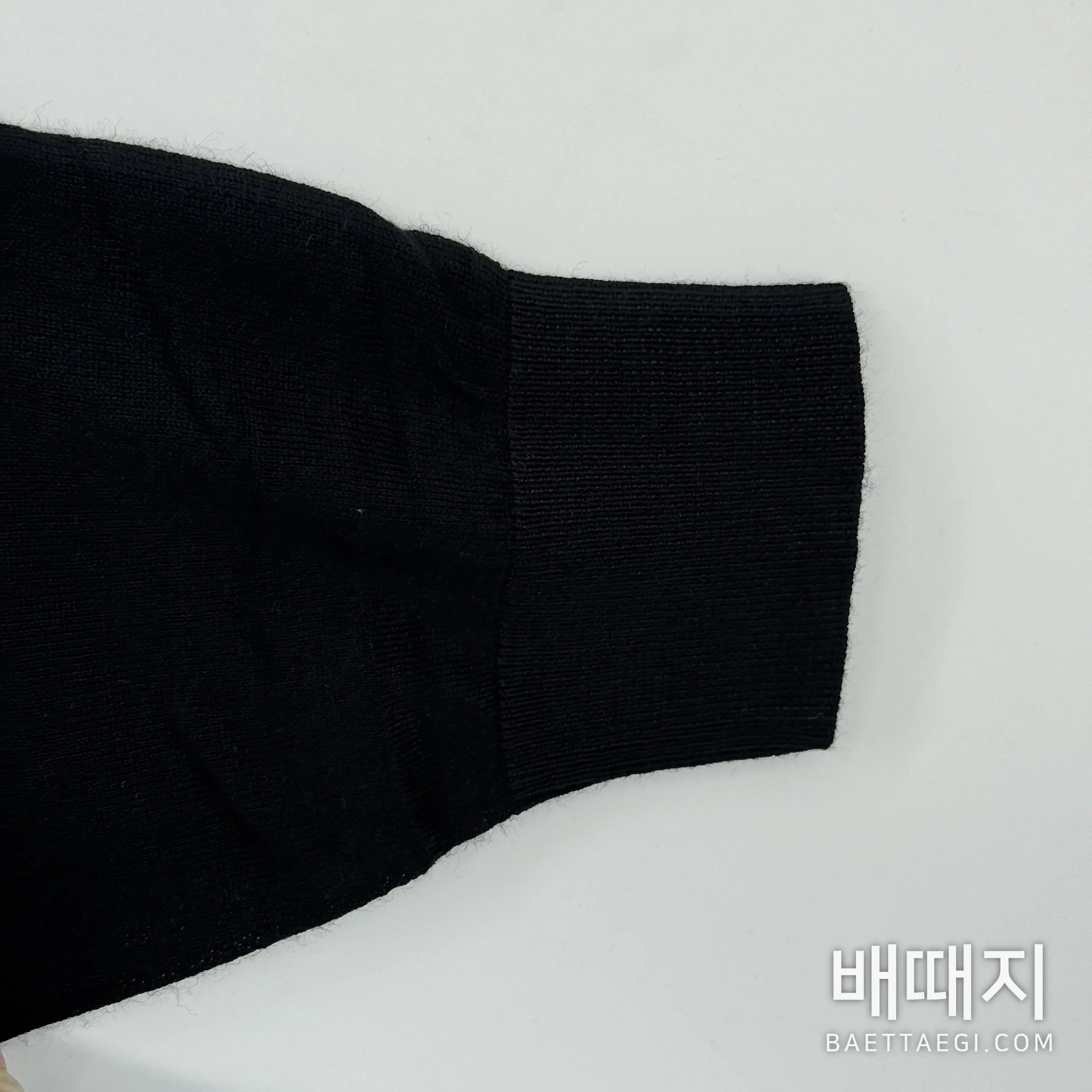 로로피아나 울 긴소매 남성 니트 폴로셔츠 156184 검수사진 2