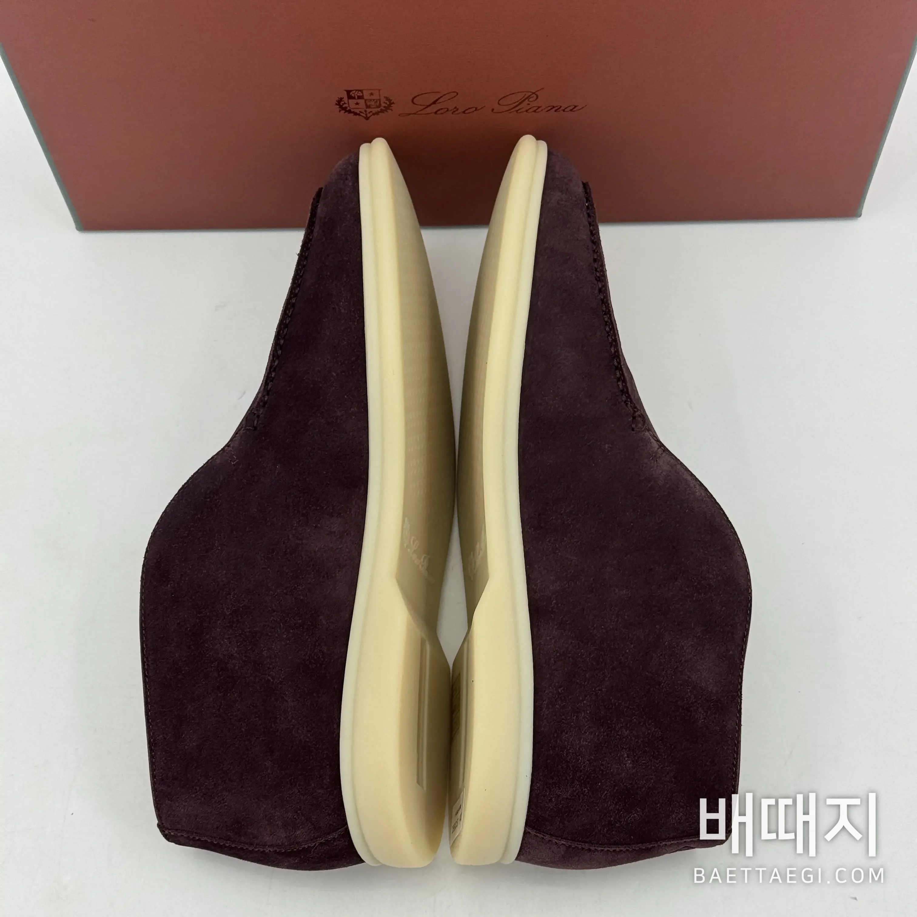 로로피아나 로퍼 다크브라운 스웨이드 하이탑 디자인 187436 검수사진 6