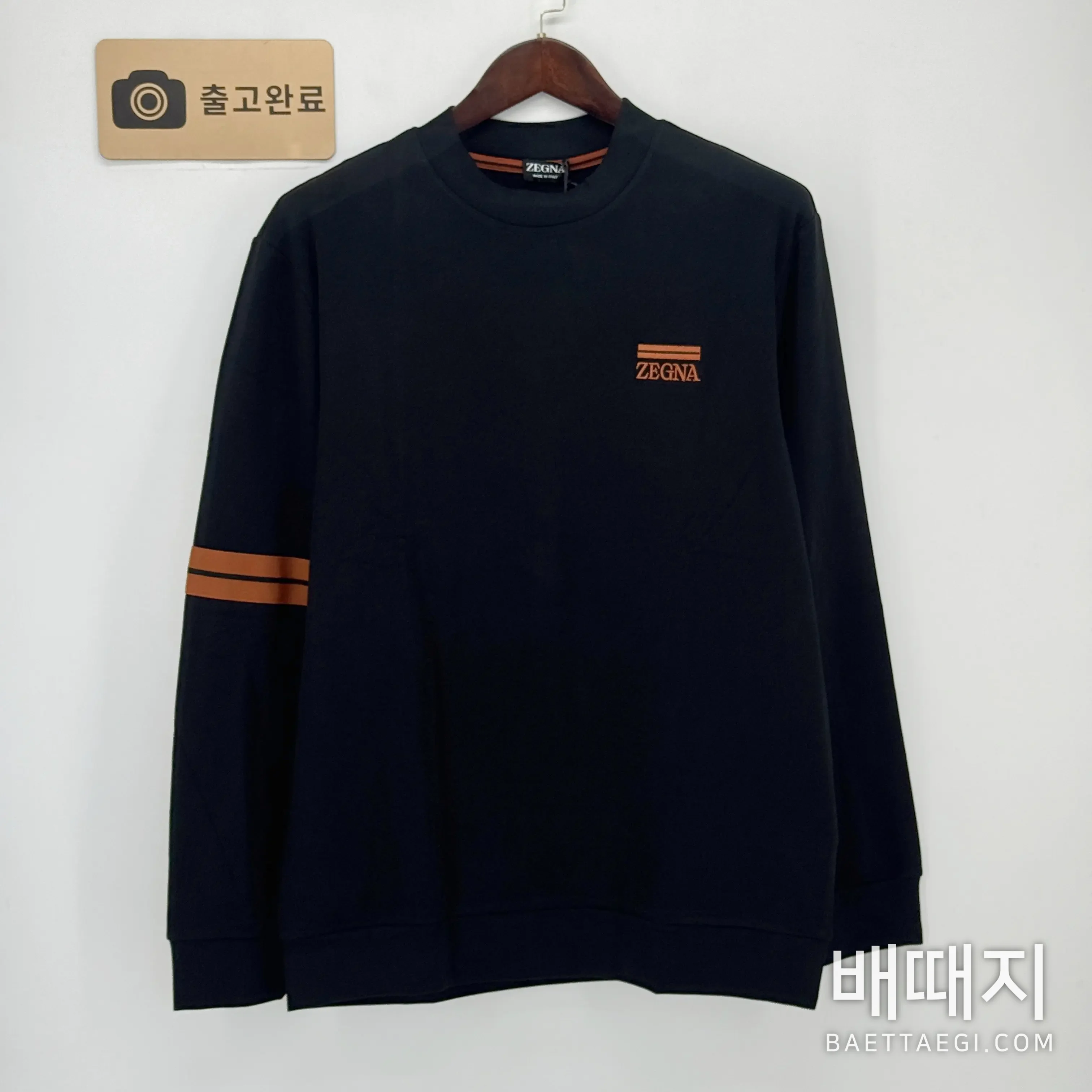 제냐 남성 모달 긴팔 스웨트셔츠 205248 검수사진 1