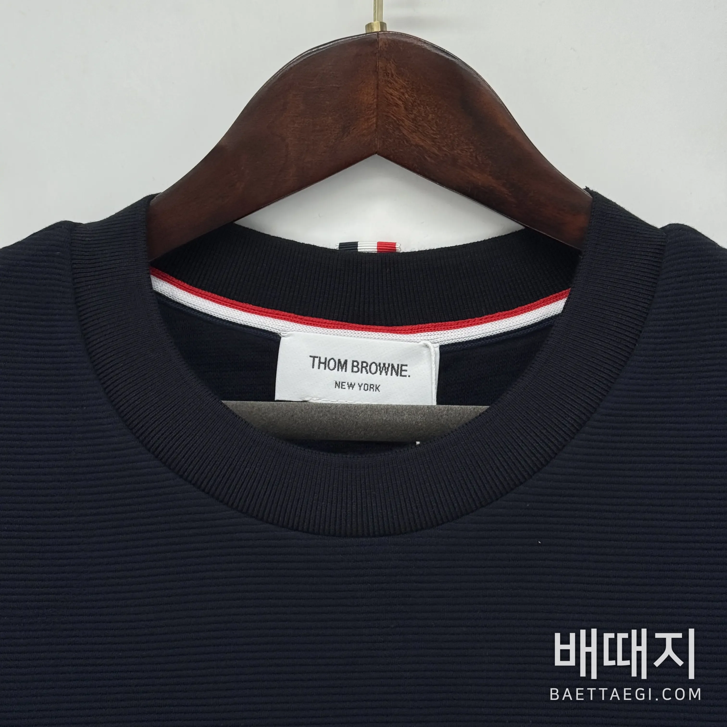 톰브라운 리브 스트레이트 립 남성 긴팔 티셔츠 46528 검수사진 4