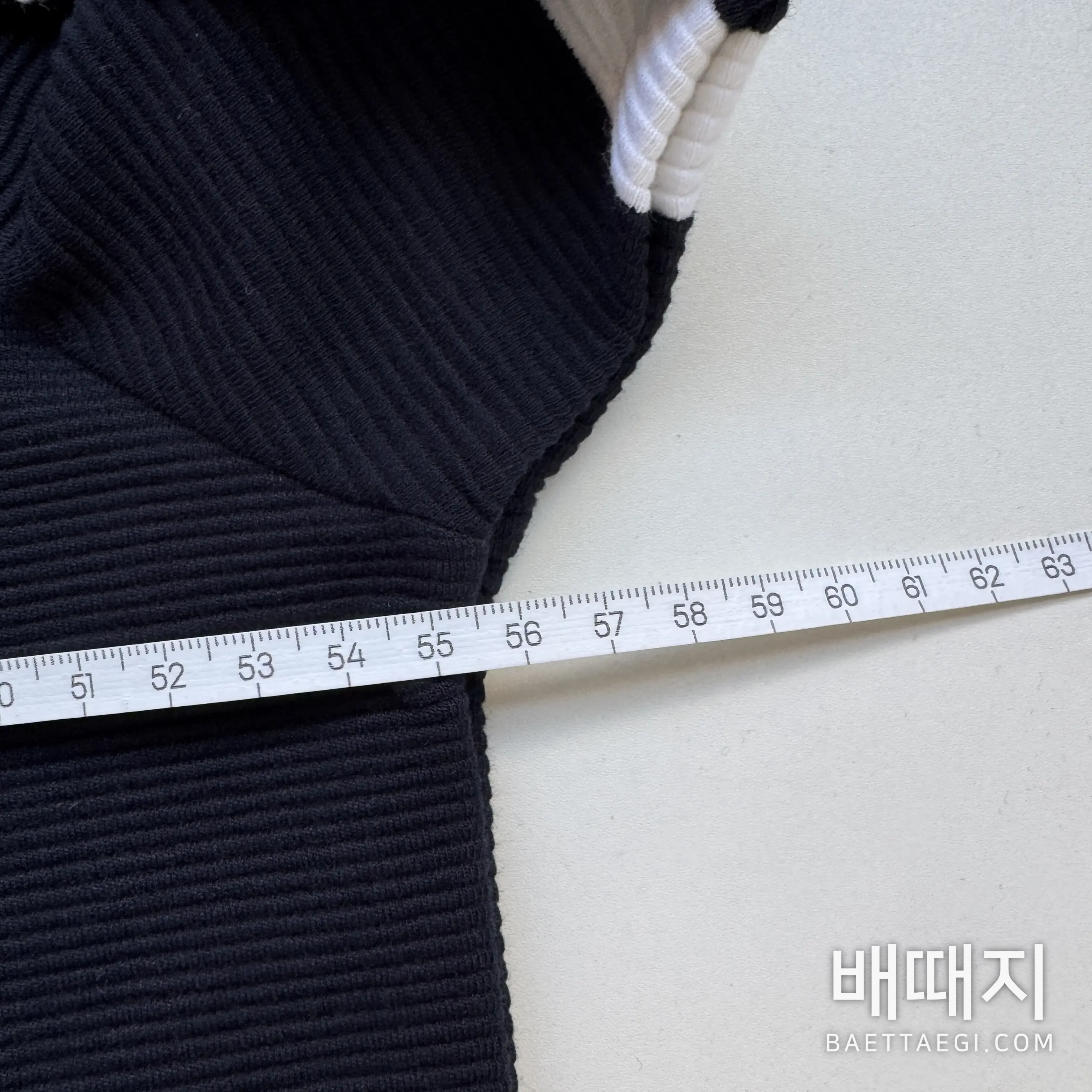 톰브라운 리브 스트레이트 립 남성 긴팔 티셔츠 46528 검수사진 2