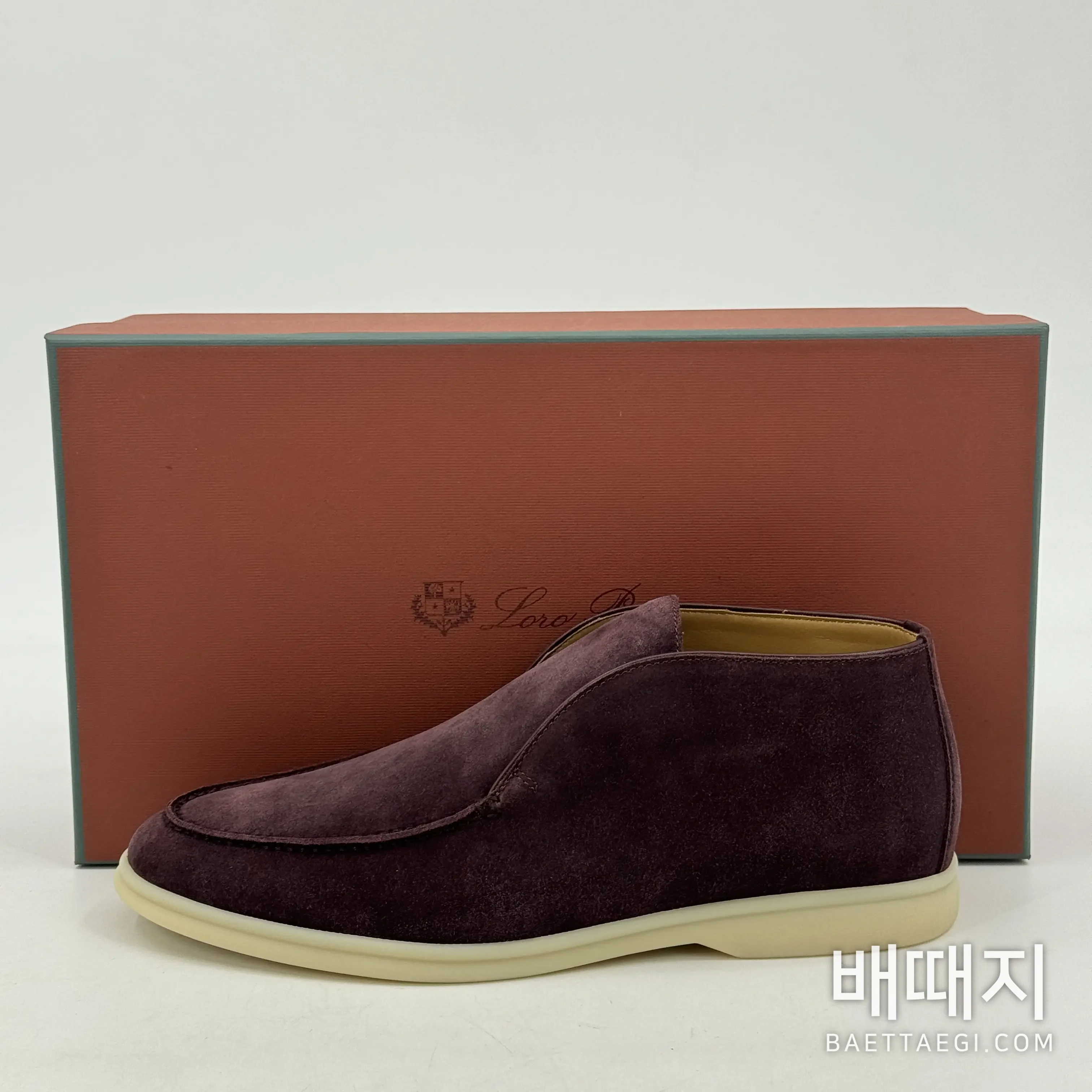 로로피아나 로퍼 다크브라운 스웨이드 하이탑 디자인 187436 검수사진 3