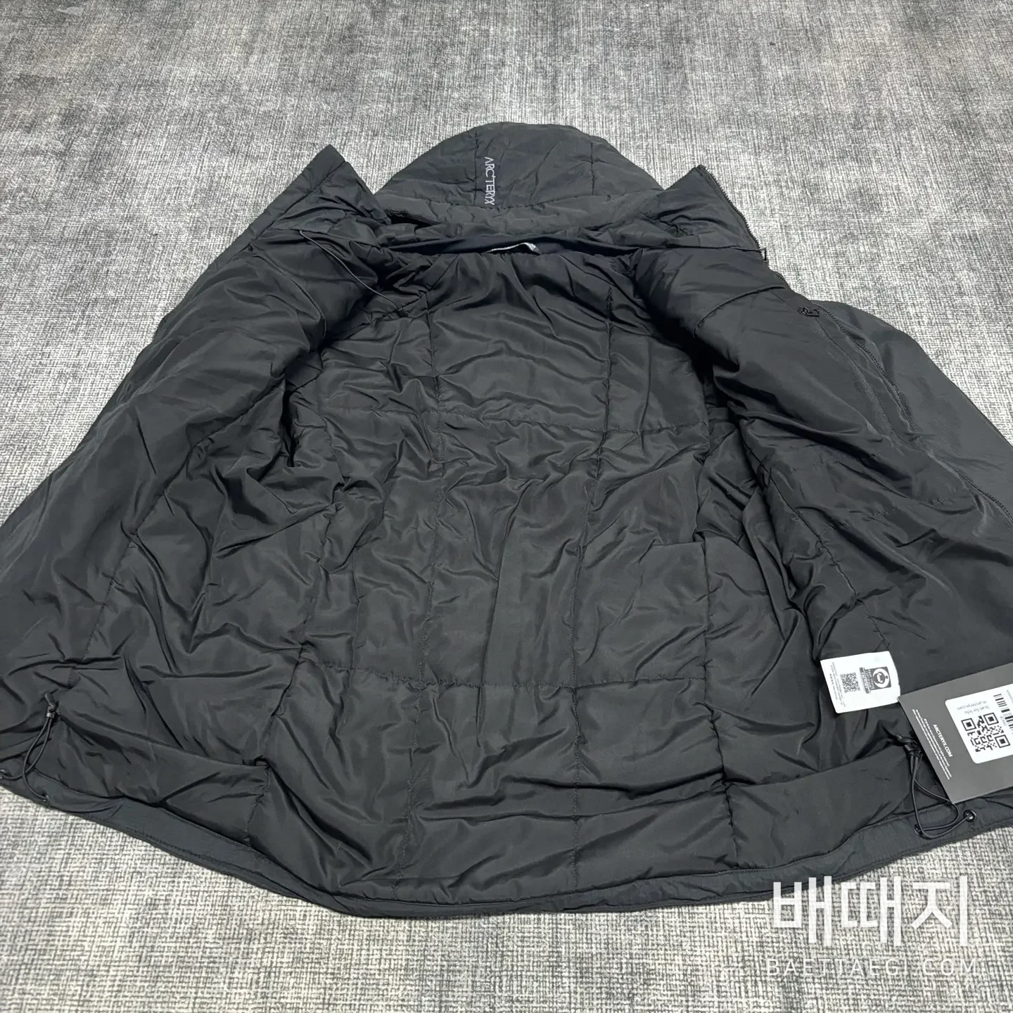 아크테릭스 [TZ] 아톰 LT 후디 2.0 블랙 200179 Arc'teryx Atom LT Hoodie 2.0 검수사진 5