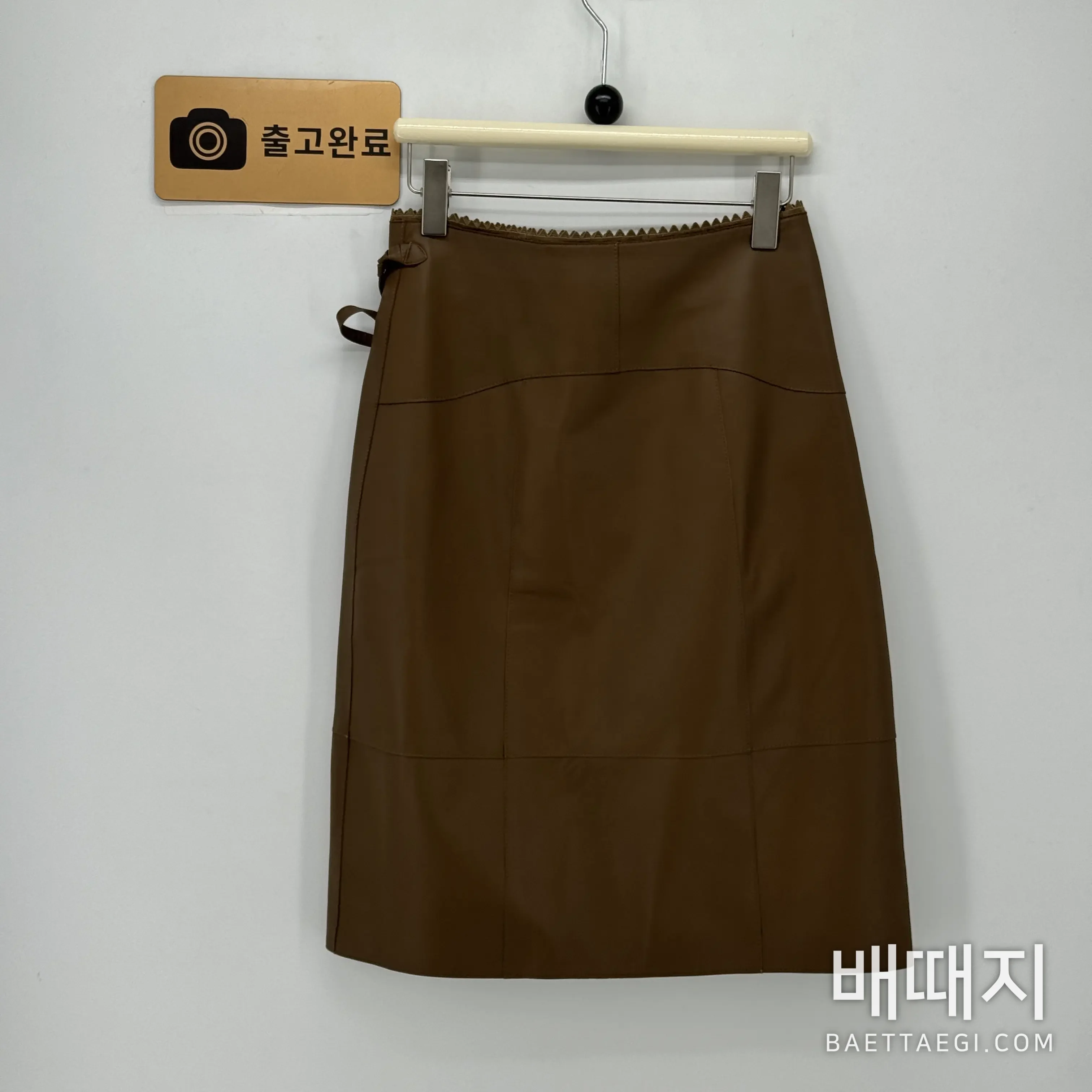 에르메스 여성 가죽 스커트 198949 검수사진 5