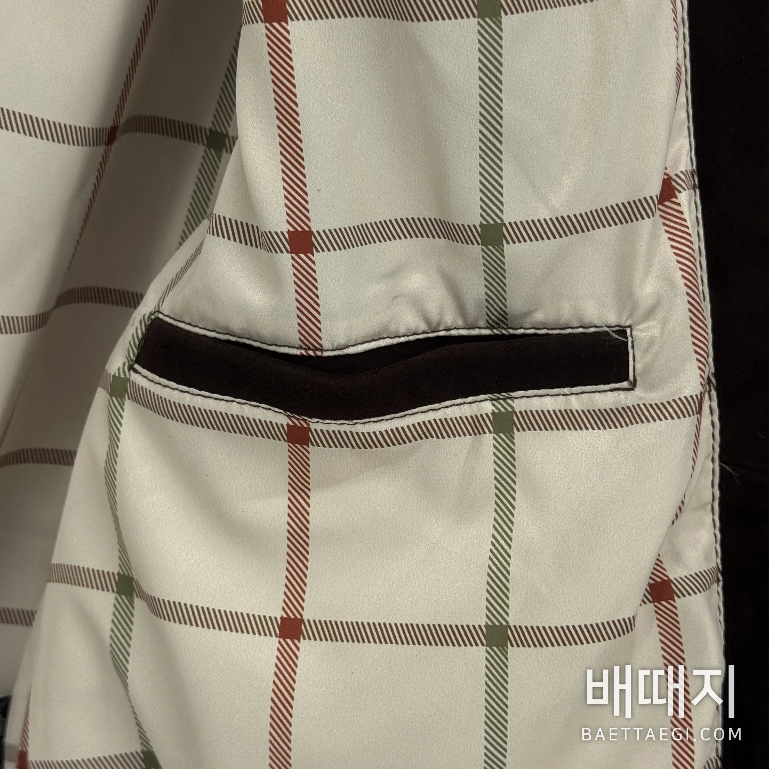 로로피아나 자켓 검수사진 3