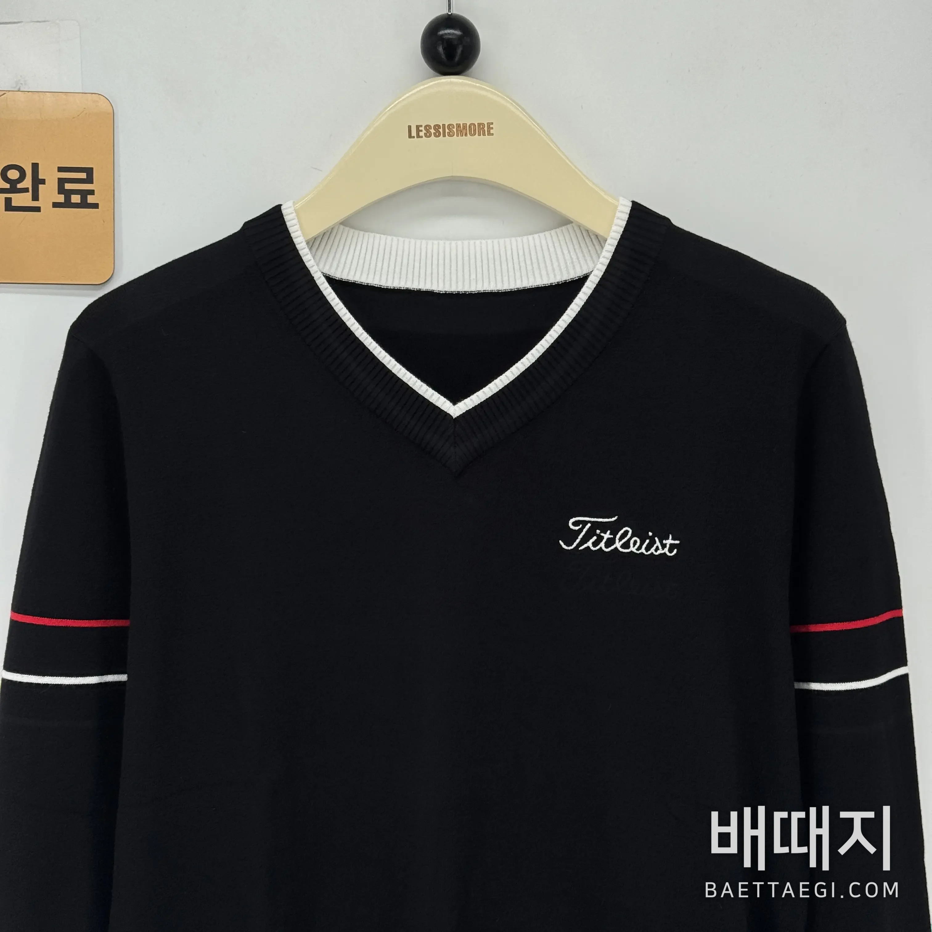 타이틀리스트 여성 V넥 니트웨어 202538 검수사진 2