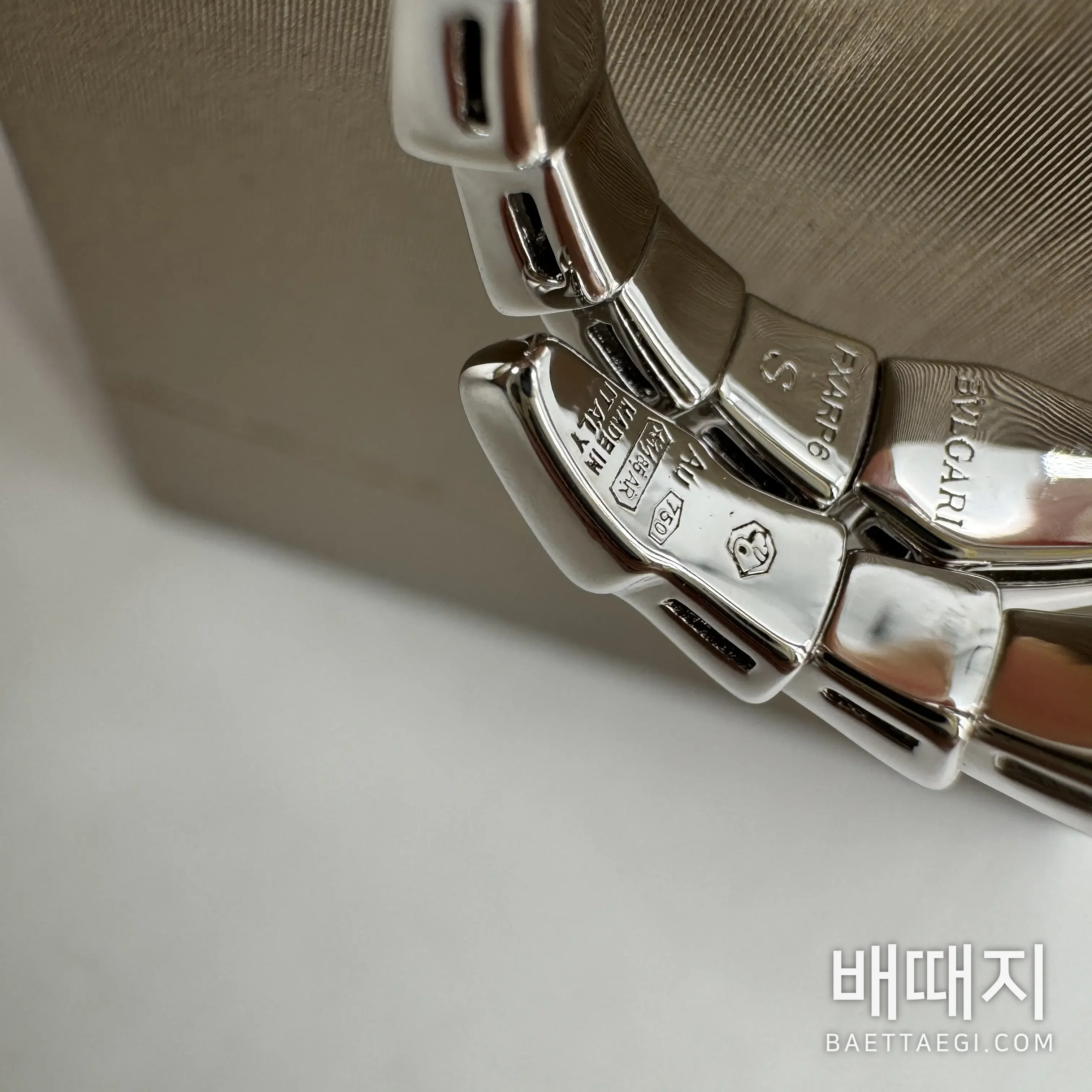 불가리 세르펜티 바이퍼 다이아몬드 반지 178239 검수사진 7