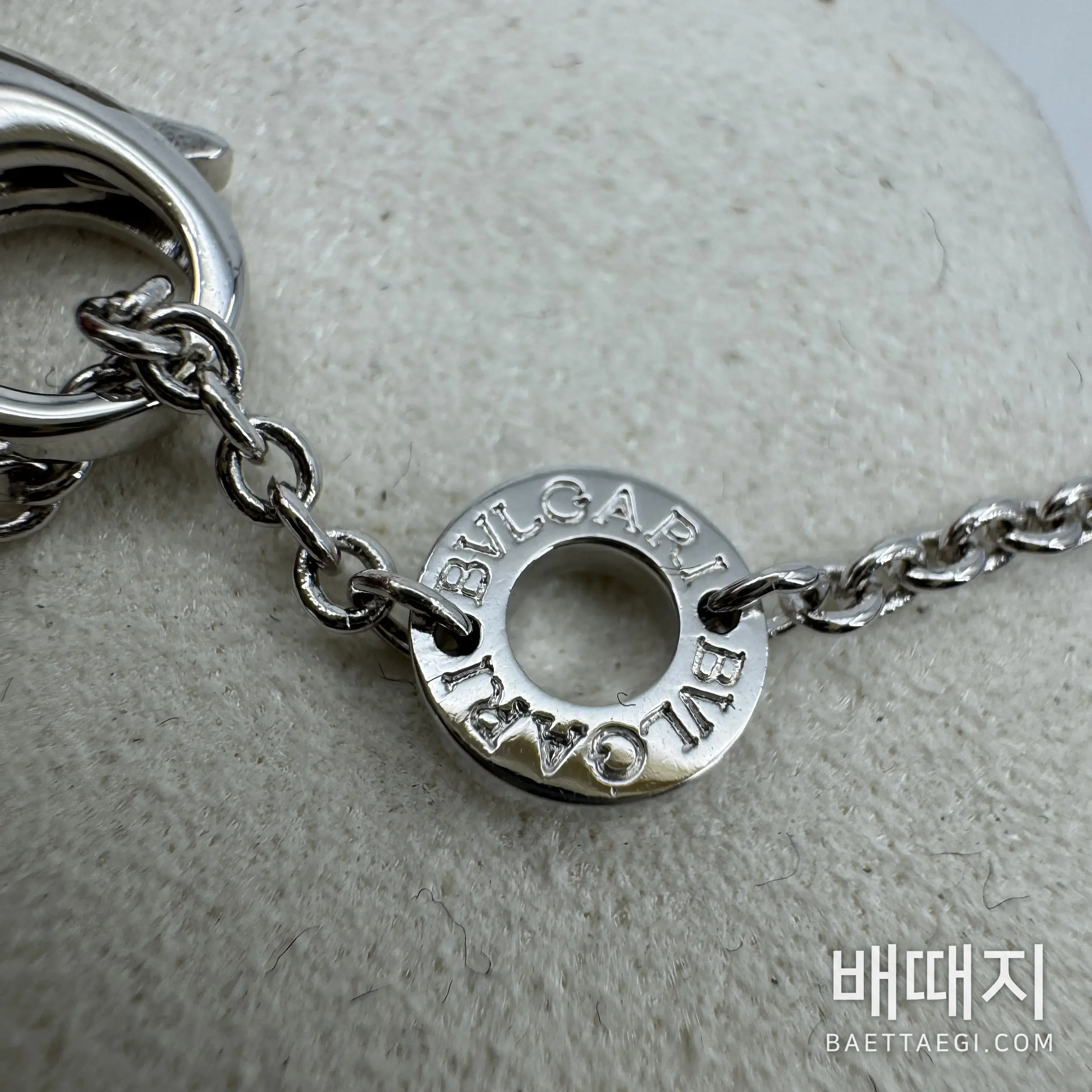 불가리 B.zero 1 풀 다이아몬드 원통형 목걸이 178596 검수사진 3