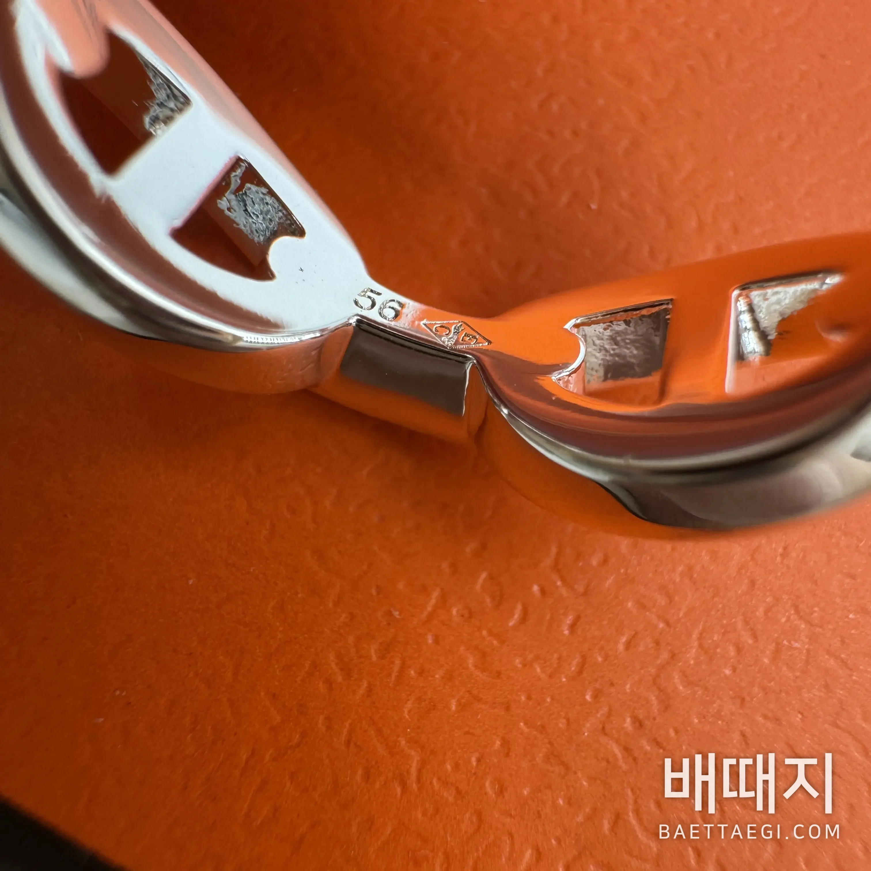 에르메스 샹달 엔체이니 링 검수사진 3