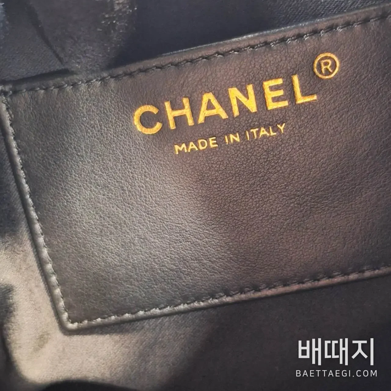 샤넬 캐비어 버킷백 193817 검수사진 19