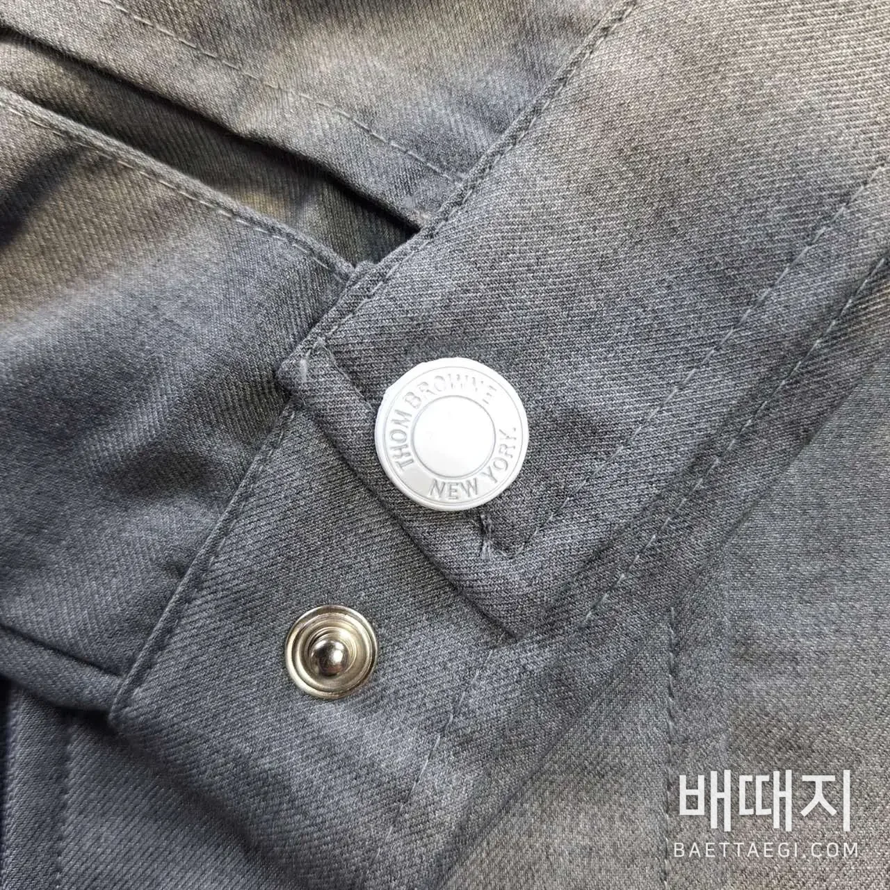 톰브라운 울 더블 레이어 남성 자켓 검수사진 5