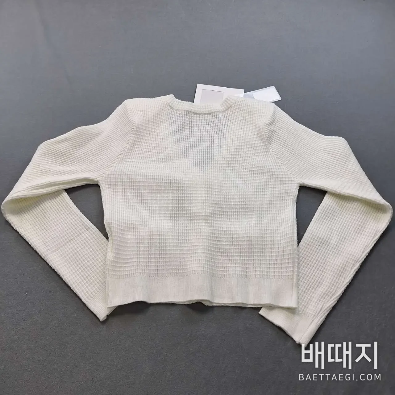 샤넬 카멜리아 싱글 브레스티드 V넥 울 가디건 155610 검수사진 2