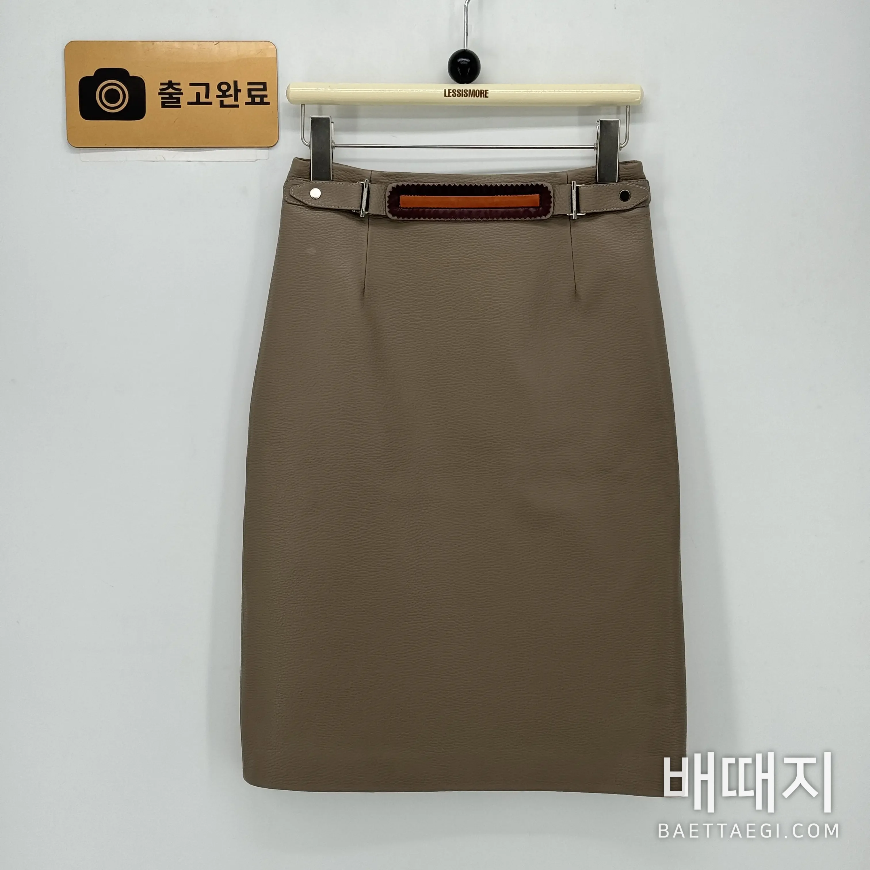 에르메스 램스킨 가죽 여성 스커트 206777 검수사진 1