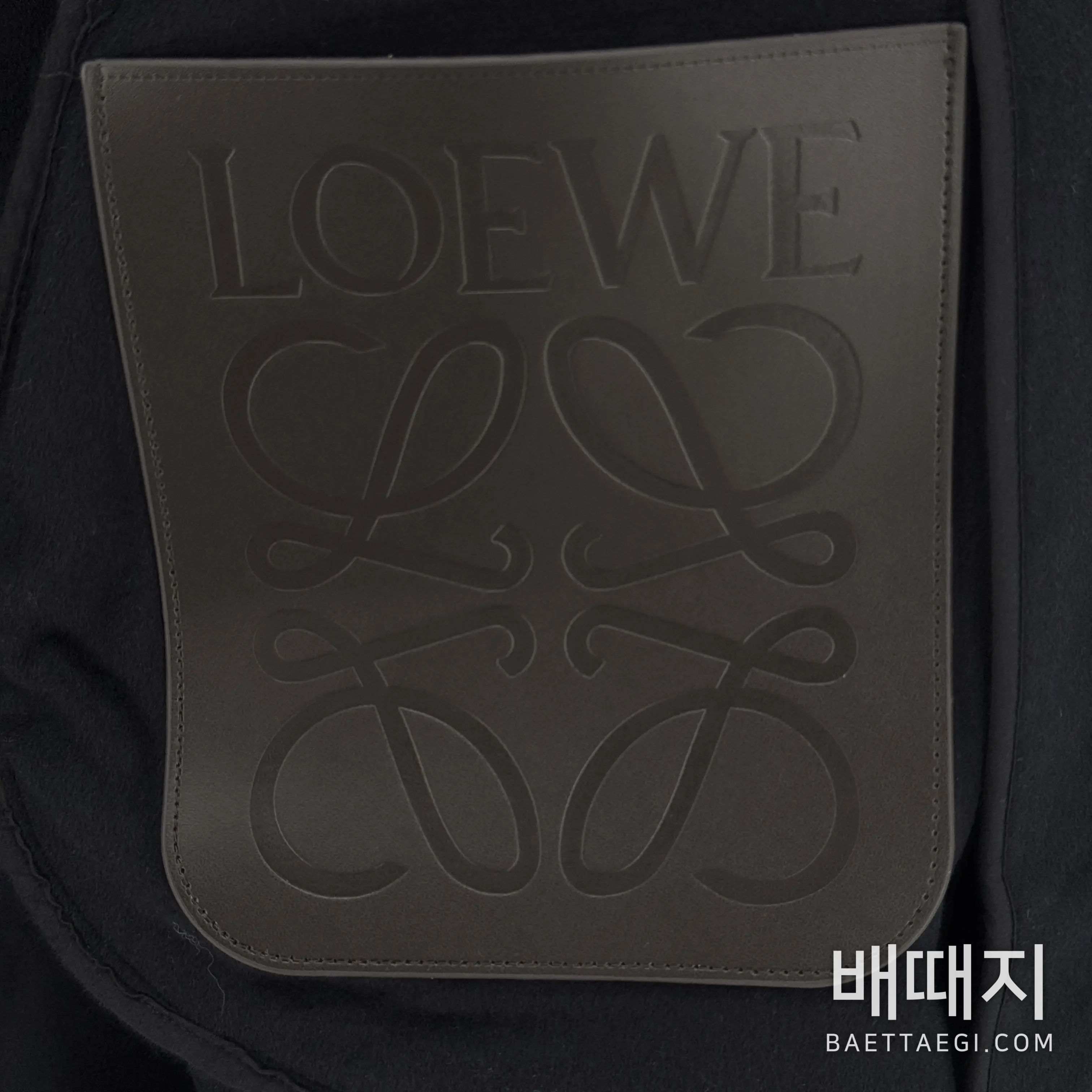 로에베 울 더블 페이스 후드 롱코트 167945 검수사진 4