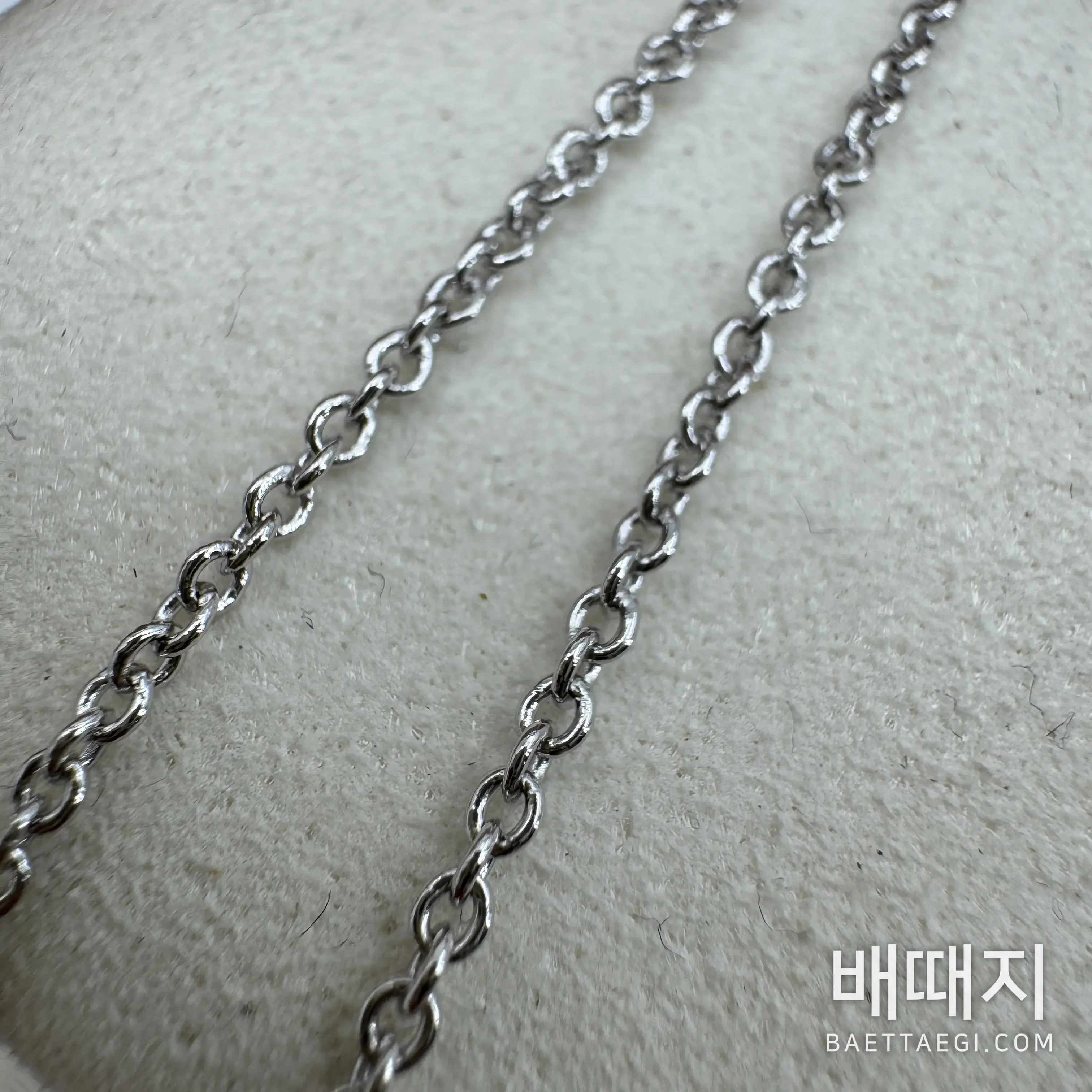 그라프 다이아몬드 꽃 모양 후프 목걸이 130904 검수사진 5