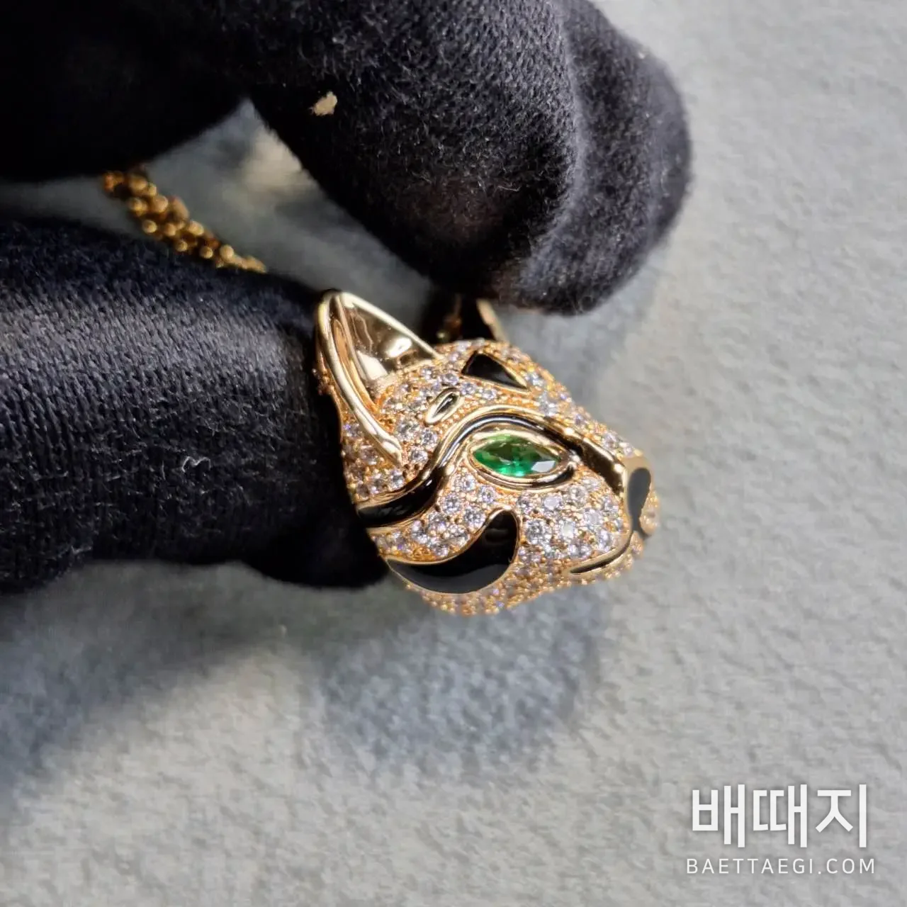 부쉐론 레오파드 캣 다이아몬드 목걸이 63212 검수사진 7