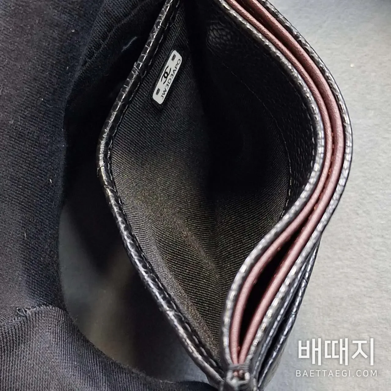 샤넬 클래식 캐비어 카드홀더 지갑 193310 검수사진 5