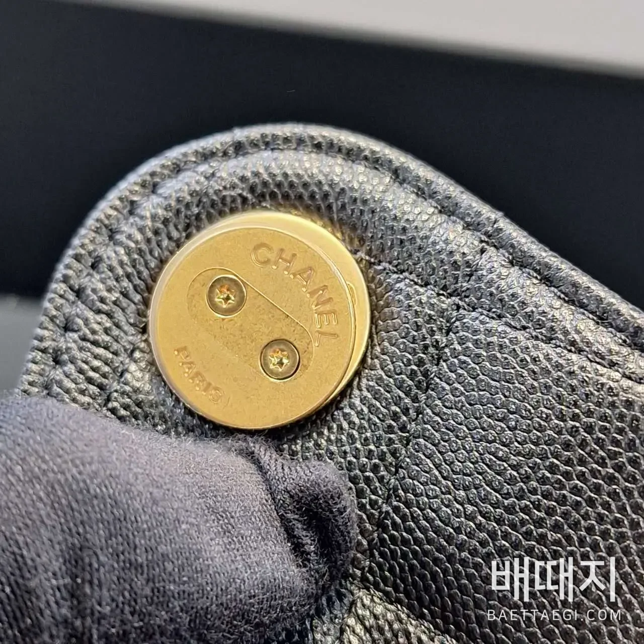 샤넬 캐비어 버킷백 193817 검수사진 15