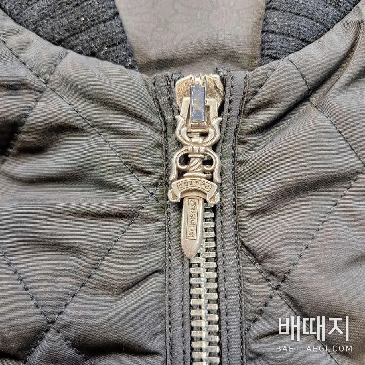 크롬하츠 스파인 크로스 패치 조끼 검수사진 5