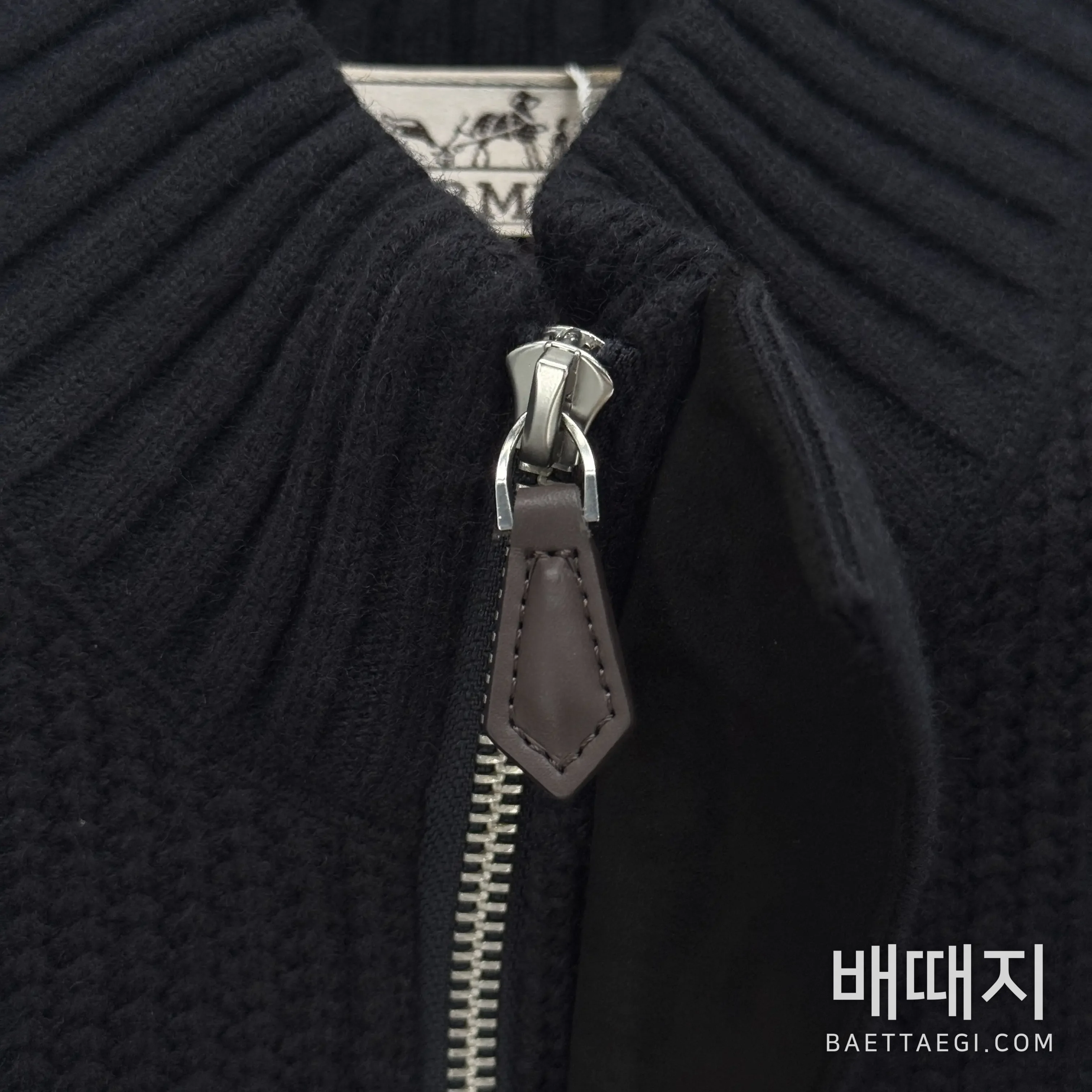 에르메스 캐시미어 혼방 스탠드 카라 남성 자켓 205938 검수사진 8
