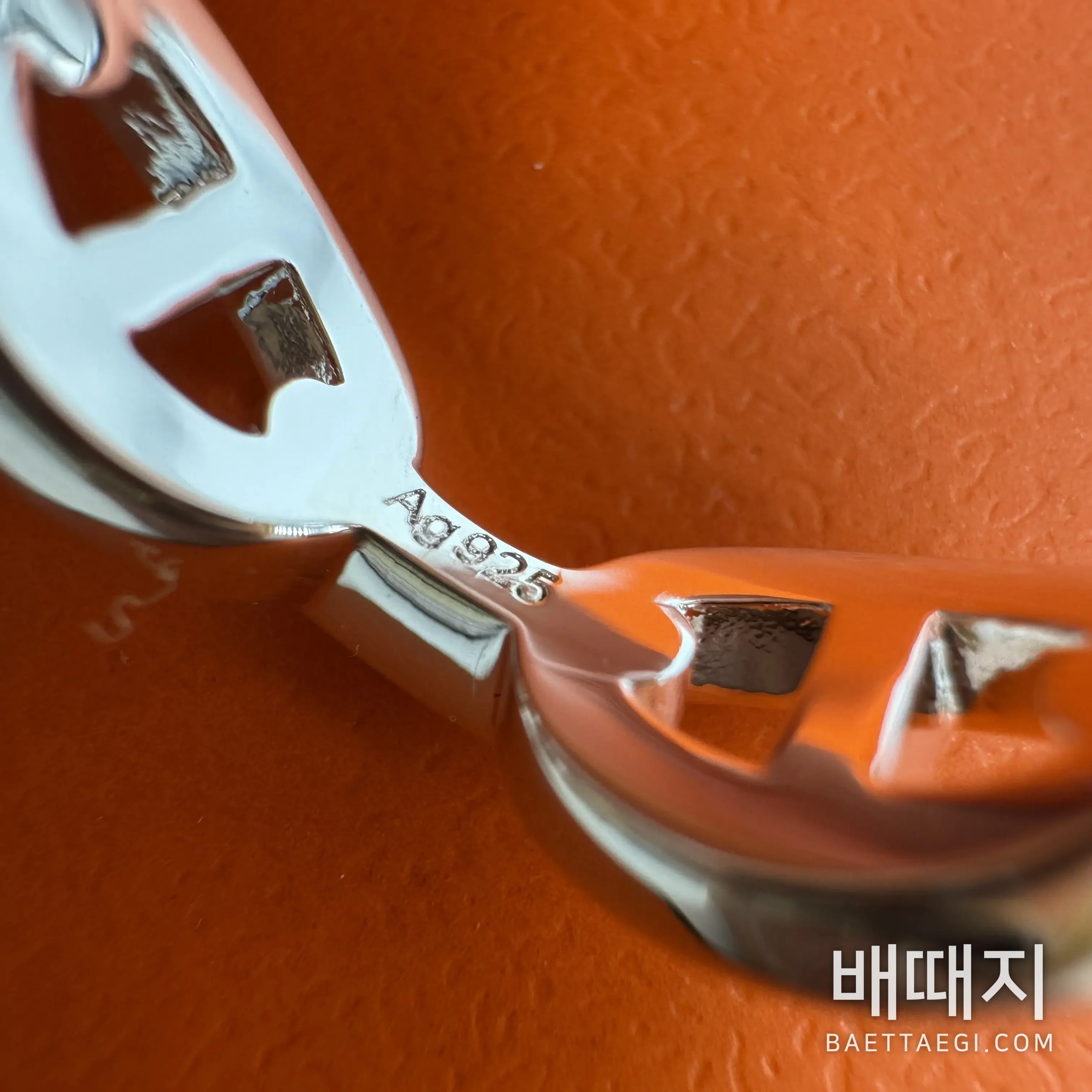 에르메스 샹달 엔체이니 링 검수사진 4
