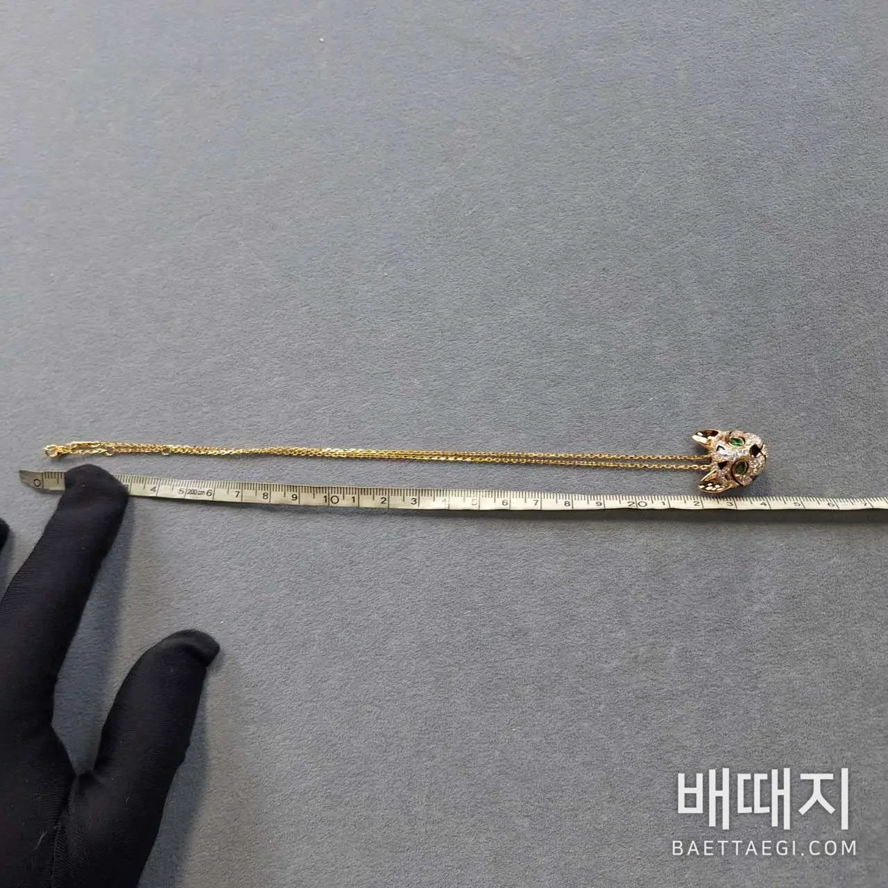 부쉐론 레오파드 캣 다이아몬드 목걸이 63212 검수사진 5