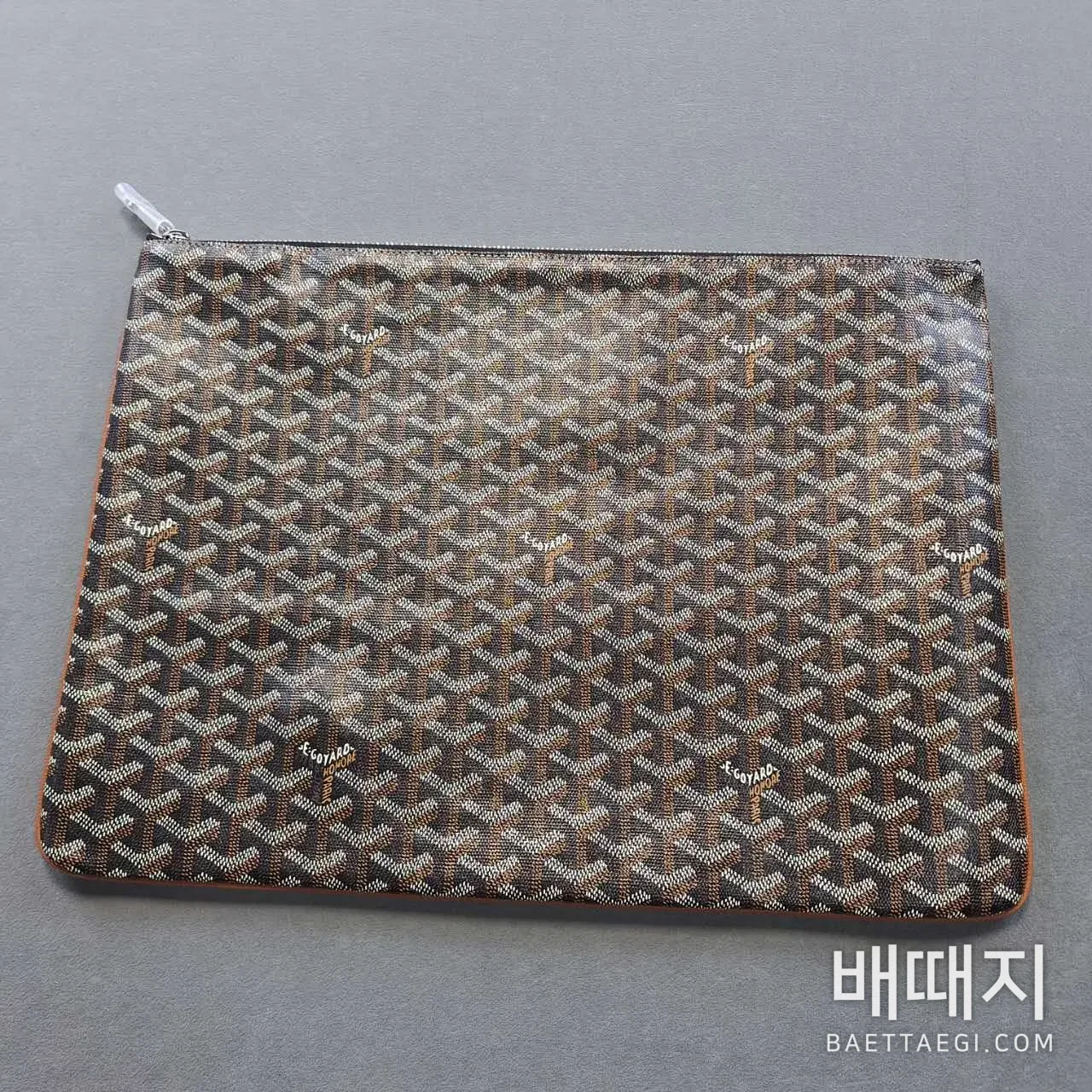 고야드 모노그램 캔버스 클러치백 40cm 77588 검수사진 2