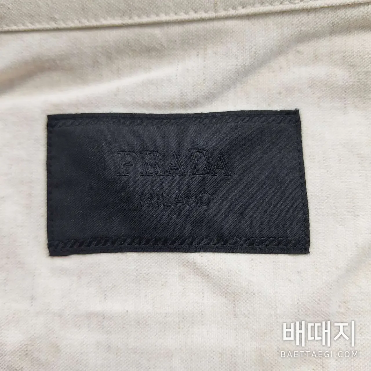 프라다 남성 긴팔 티셔츠 199285 검수사진 3