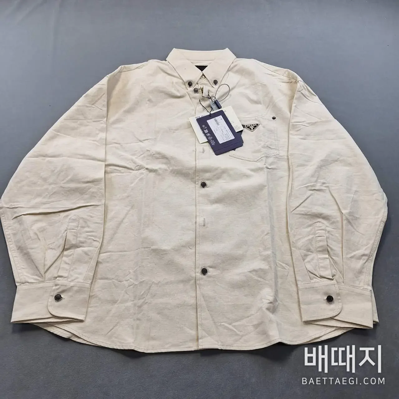 프라다 남성 긴팔 티셔츠 199285 검수사진 1