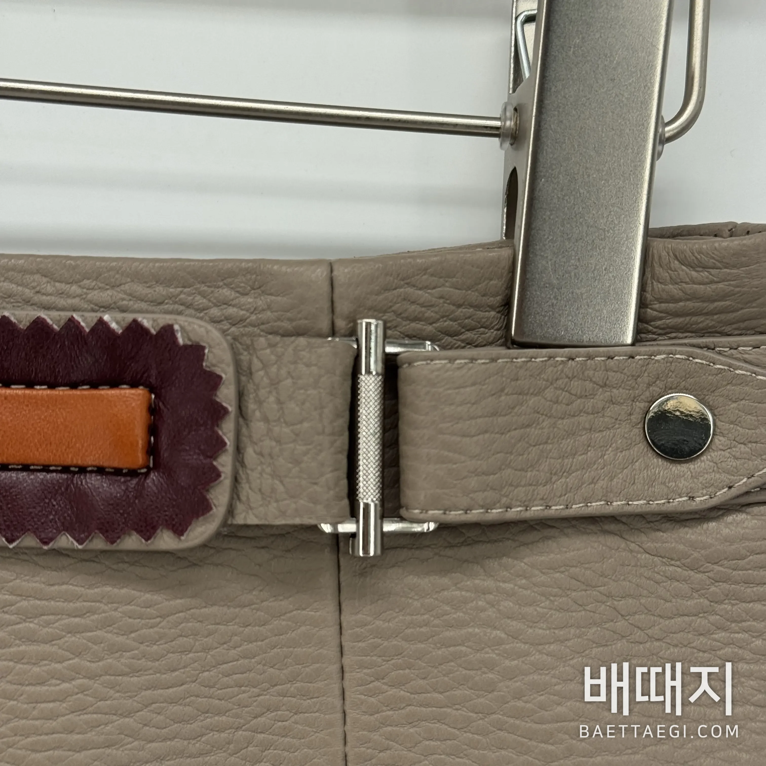 에르메스 램스킨 가죽 여성 스커트 206777 검수사진 3