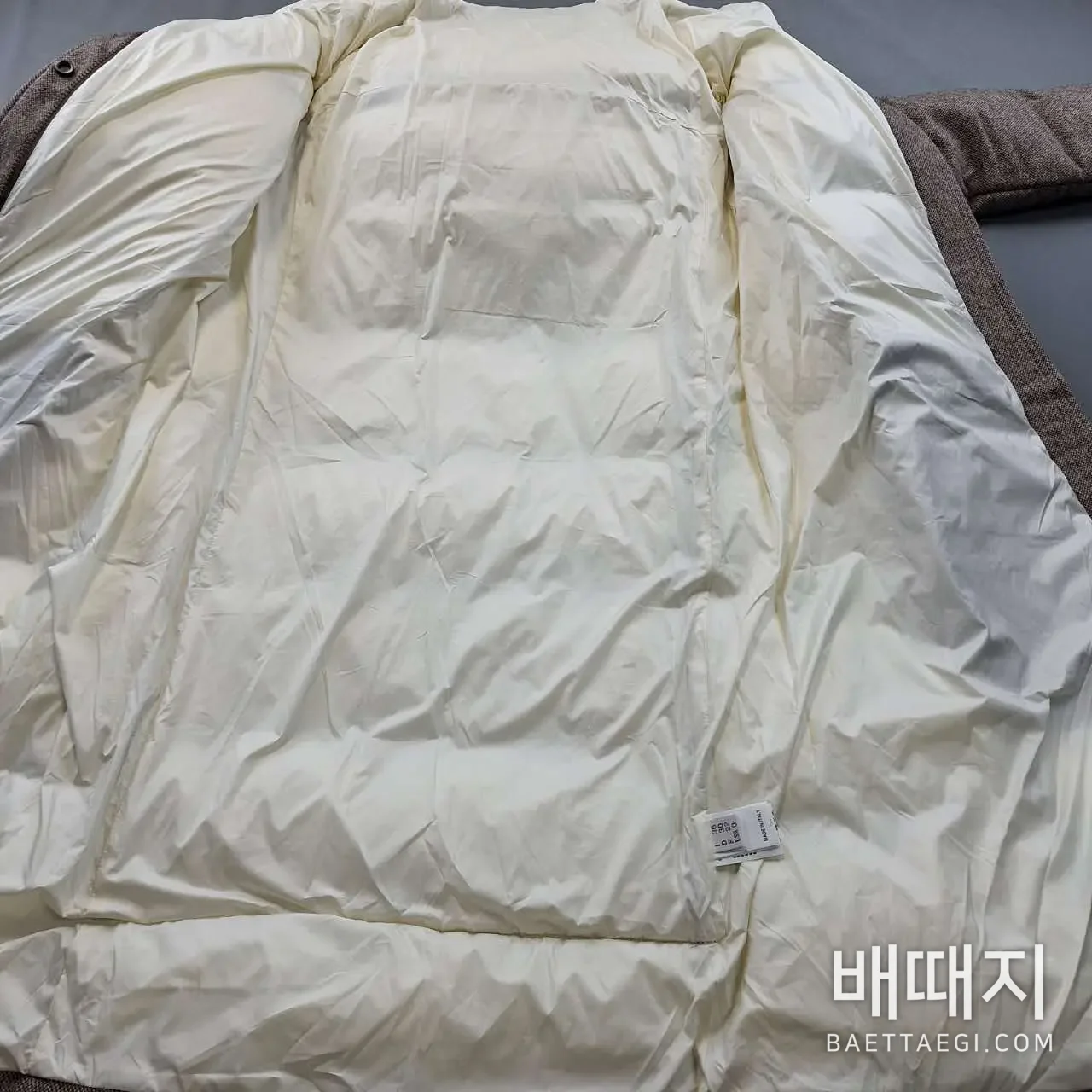브루넬로쿠치넬리 컬러 블록 후드 롱 다운 패딩 202620 검수사진 6