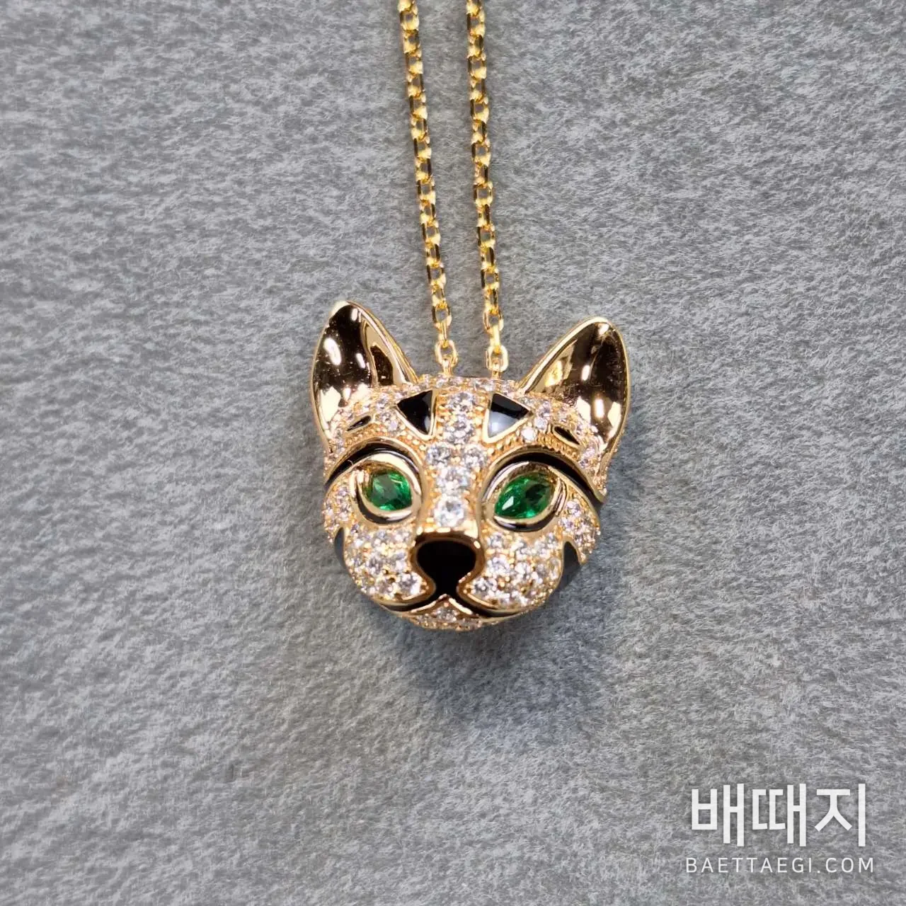 부쉐론 레오파드 캣 다이아몬드 목걸이 63212 검수사진 1