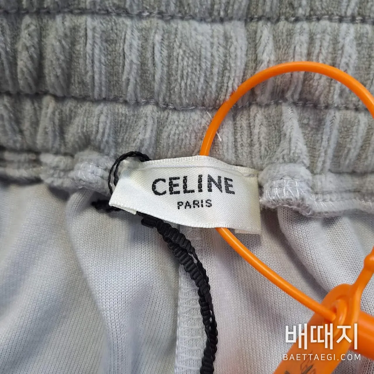 셀린느 개선문 자수 코튼 바지 검수사진 3