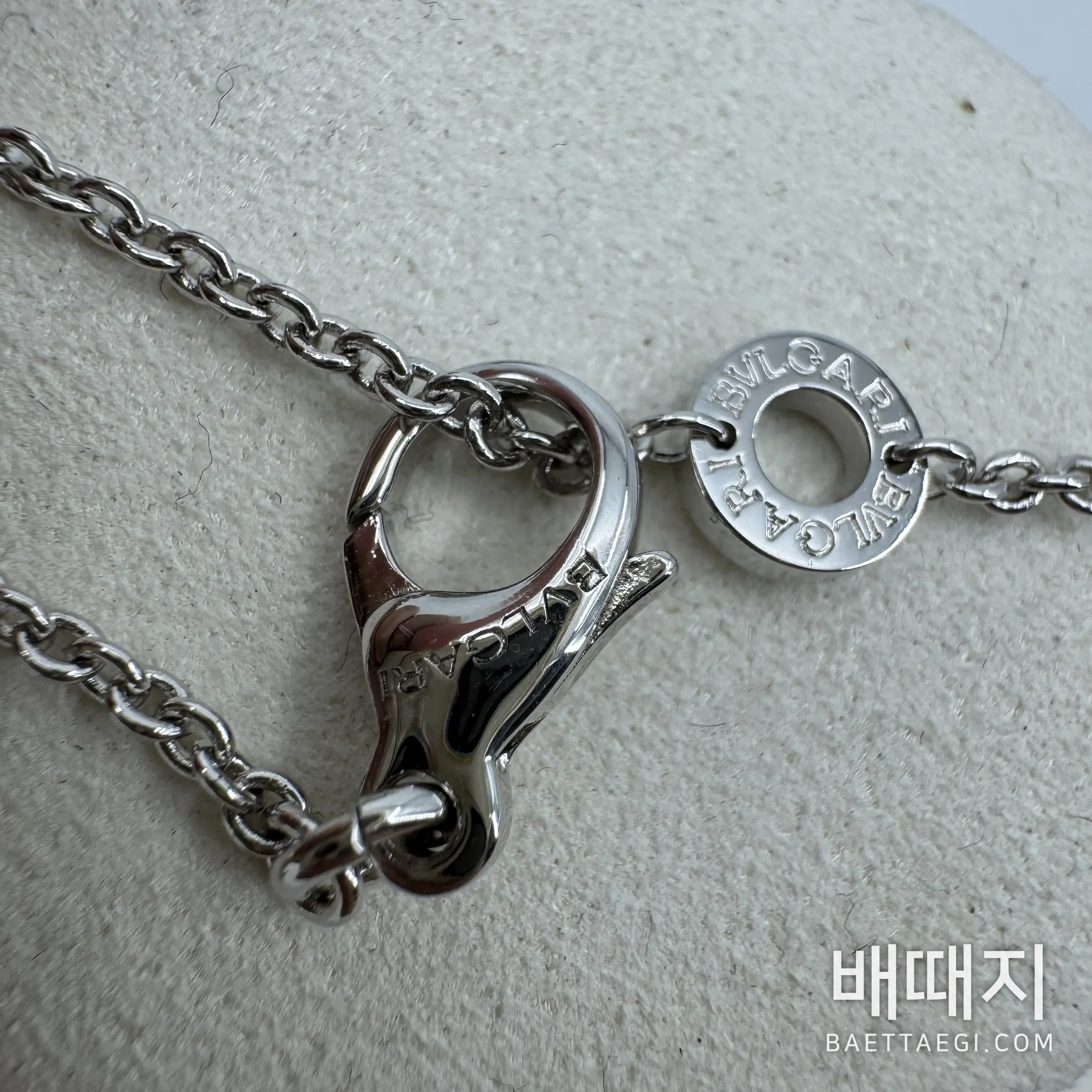 불가리 B.zero 1 풀 다이아몬드 원통형 목걸이 178596 검수사진 2