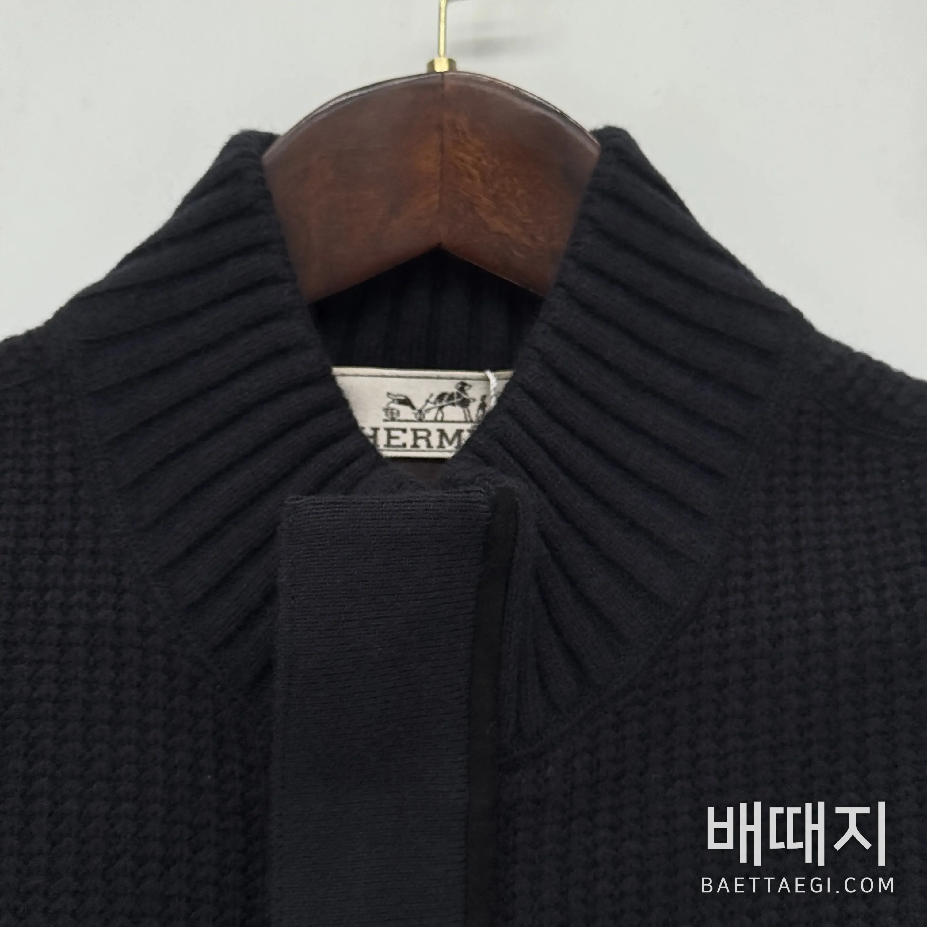 에르메스 캐시미어 혼방 스탠드 카라 남성 자켓 205938 검수사진 6
