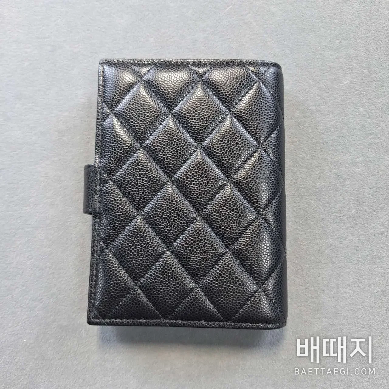샤넬 다이아몬드 스티치 더블 C 로고 지갑 167612 검수사진 6