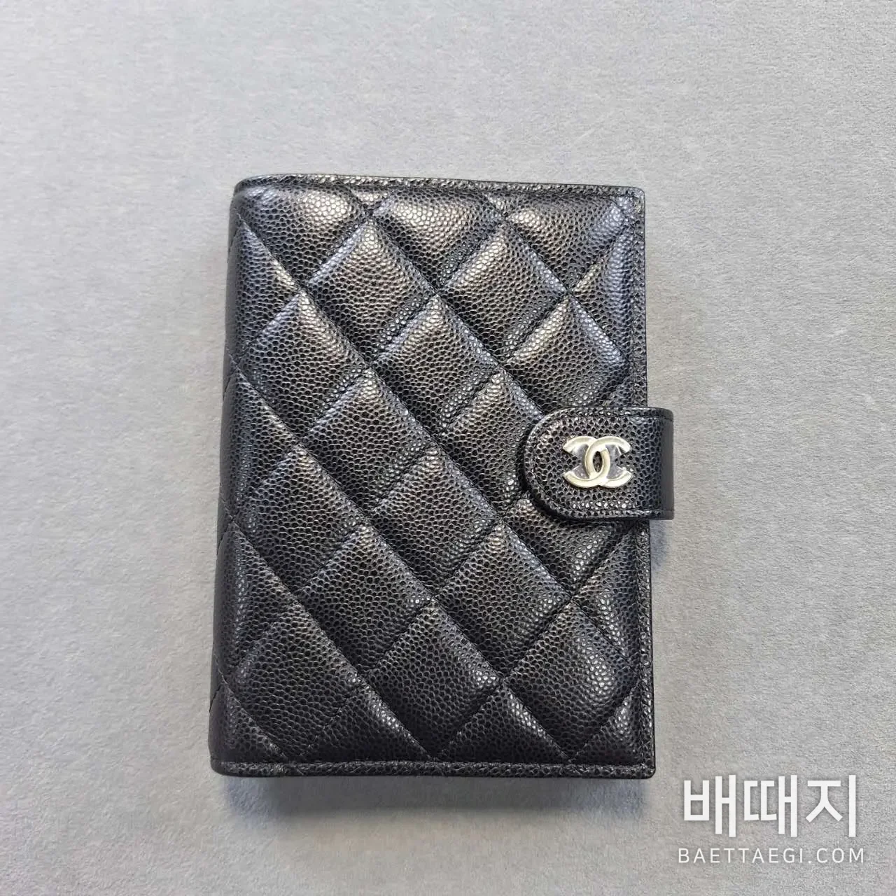 샤넬 다이아몬드 스티치 더블 C 로고 지갑 167612 검수사진 5