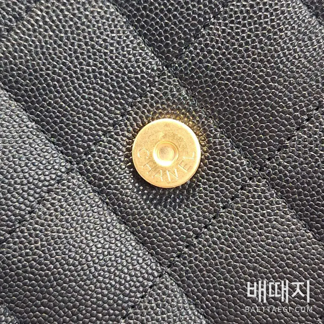 샤넬 캐비어 버킷백 193817 검수사진 13