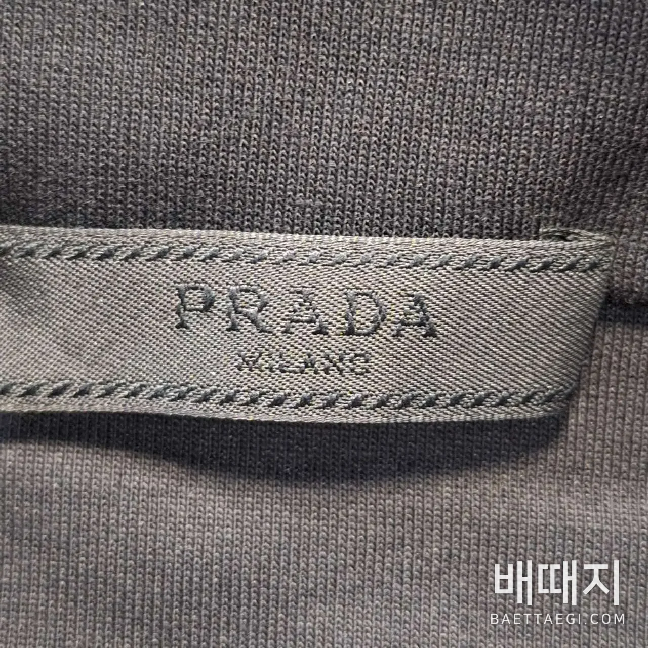 프라다 코튼 나일론 패치워크 남성 긴팔 스웨트셔츠 157309 검수사진 3