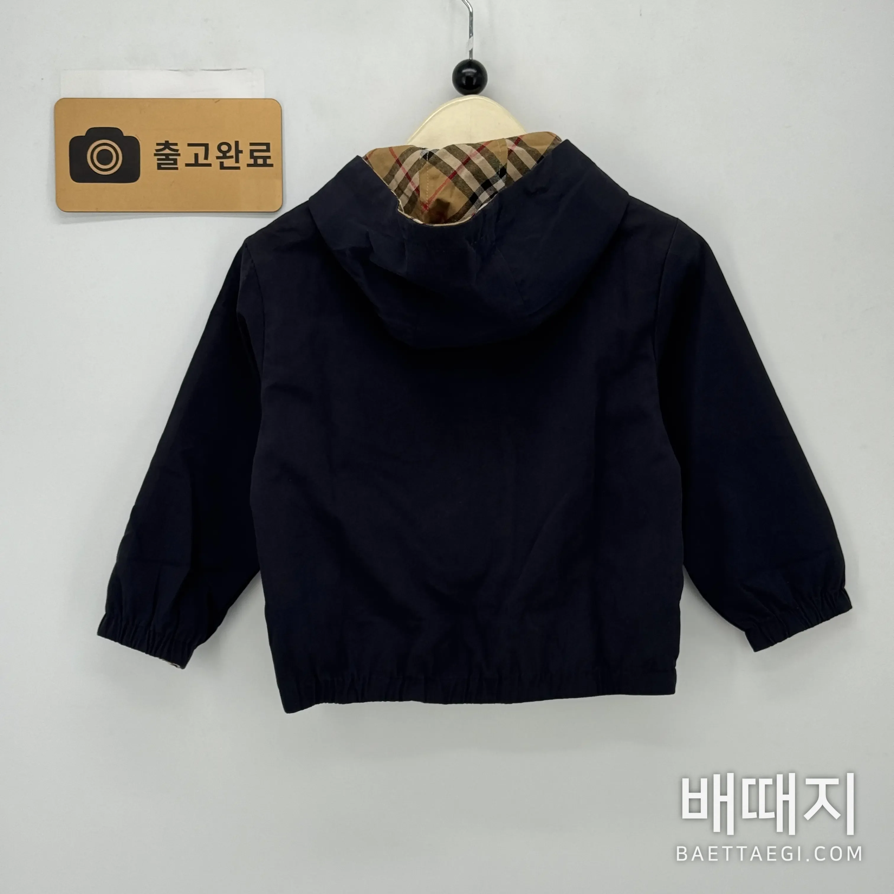 버버리 키즈 유니섹스 후드 재킷 세트 검수사진 5