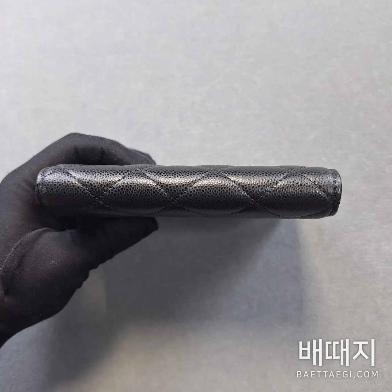 샤넬 다이아몬드 스티치 더블 C 로고 지갑 167612 검수사진 9
